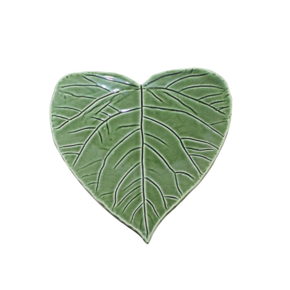 FOLHA XOPO VERDE CALDAS 17x17x3 CM