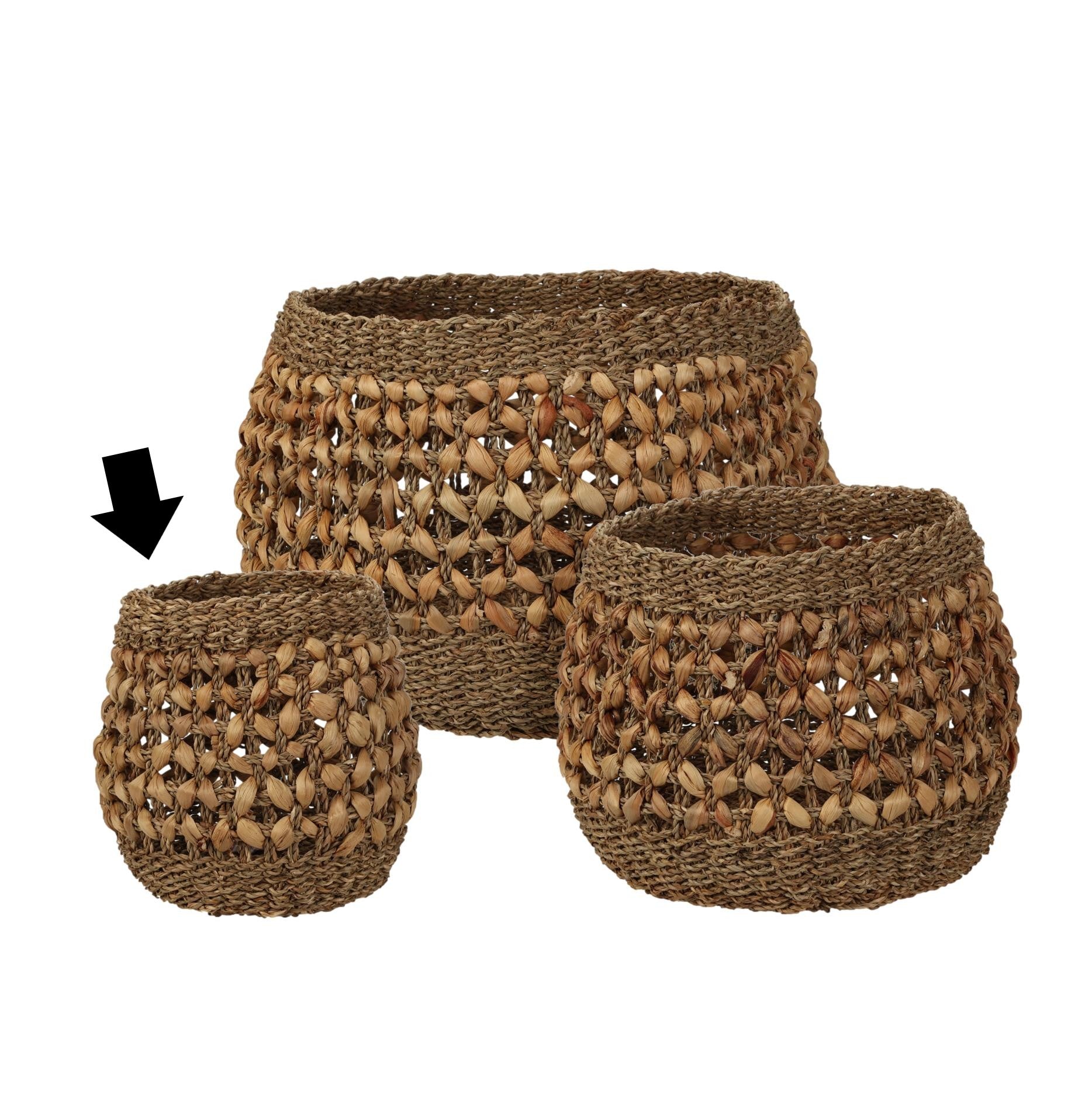CESTO NATURAL 17X17X23CM