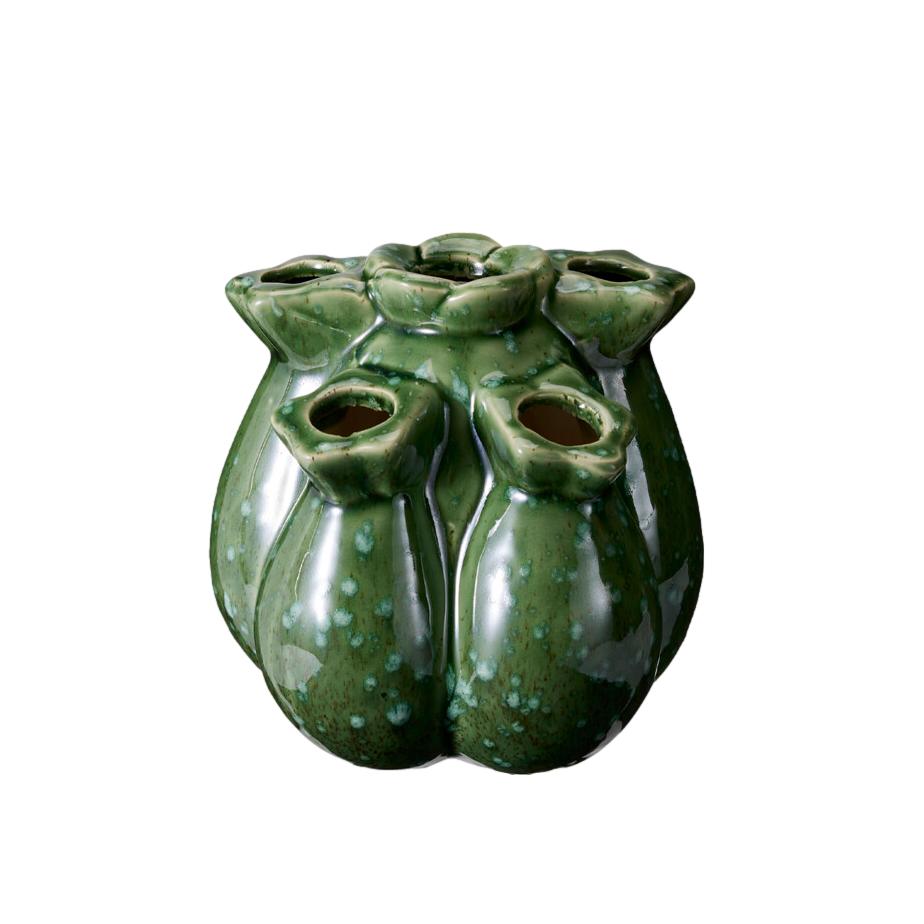 JARRA VERDE 15X15Cm