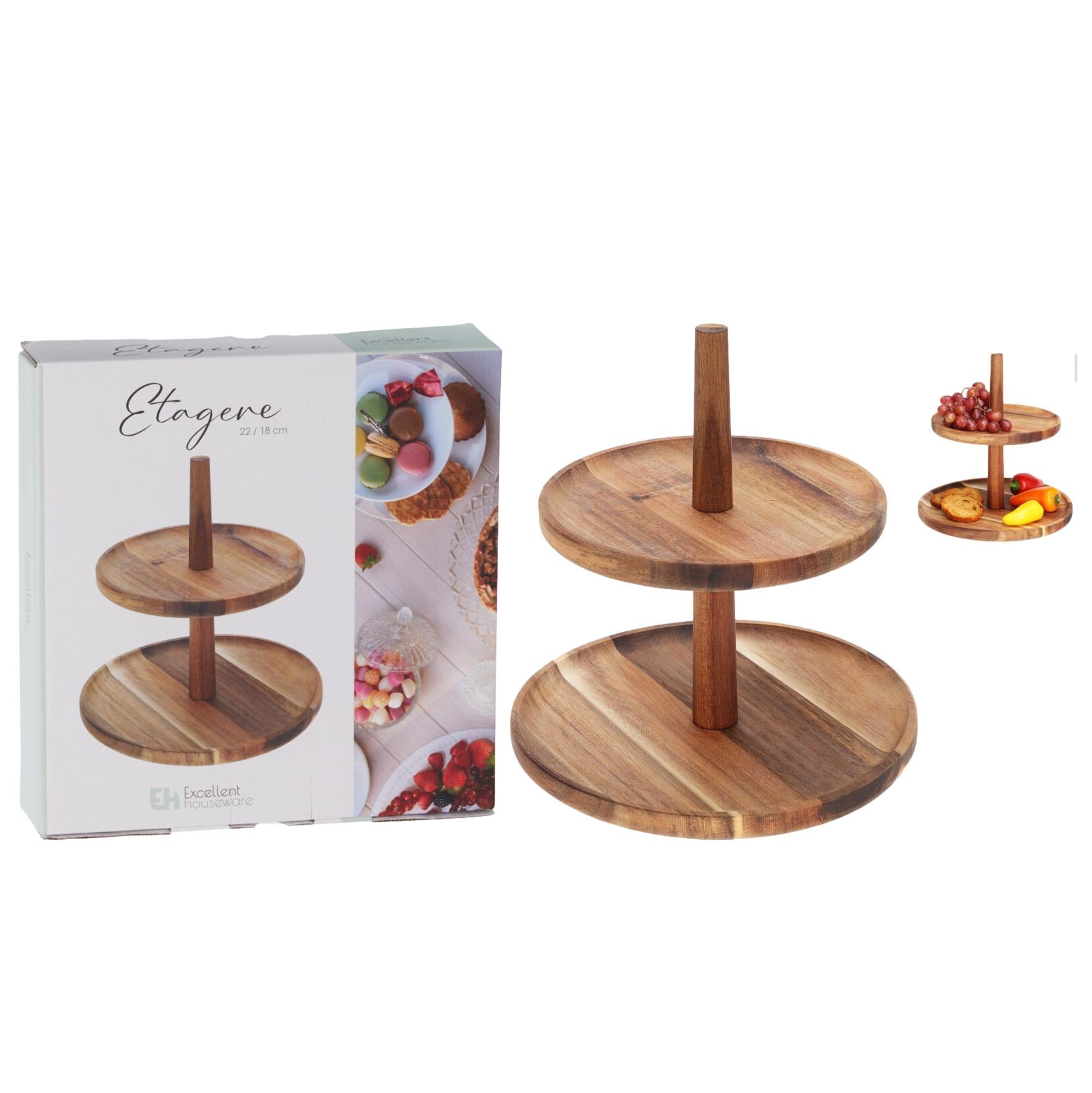 SUPORTE MADEIRA X2 22/18Cm