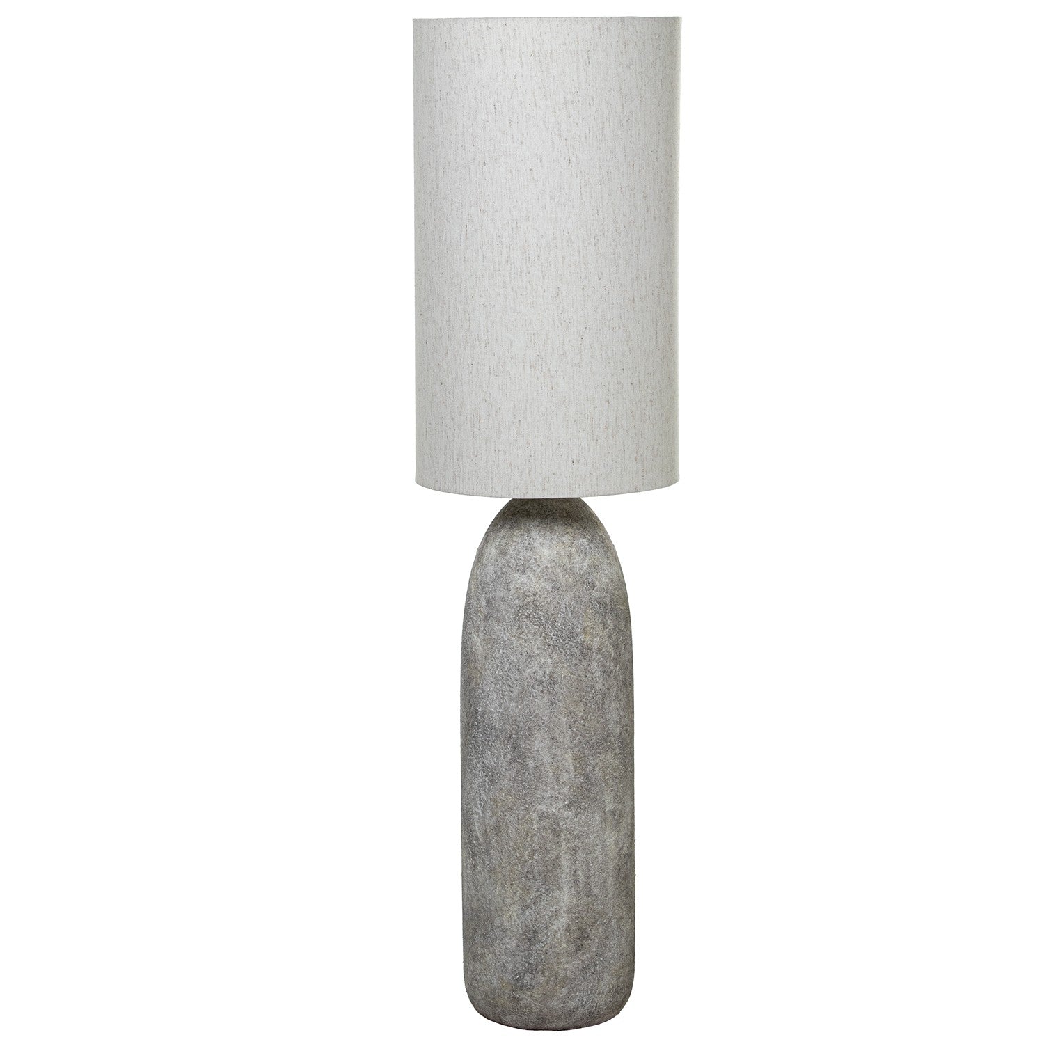 CANDEEIRO CERÂMICA CINZA/PÉROLA 116CM