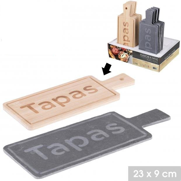 TABLA DE TAPAS 23X9CM