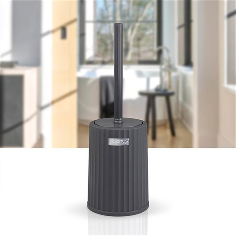 ESCOVA SANITÁRIA CINZA 12X35CM