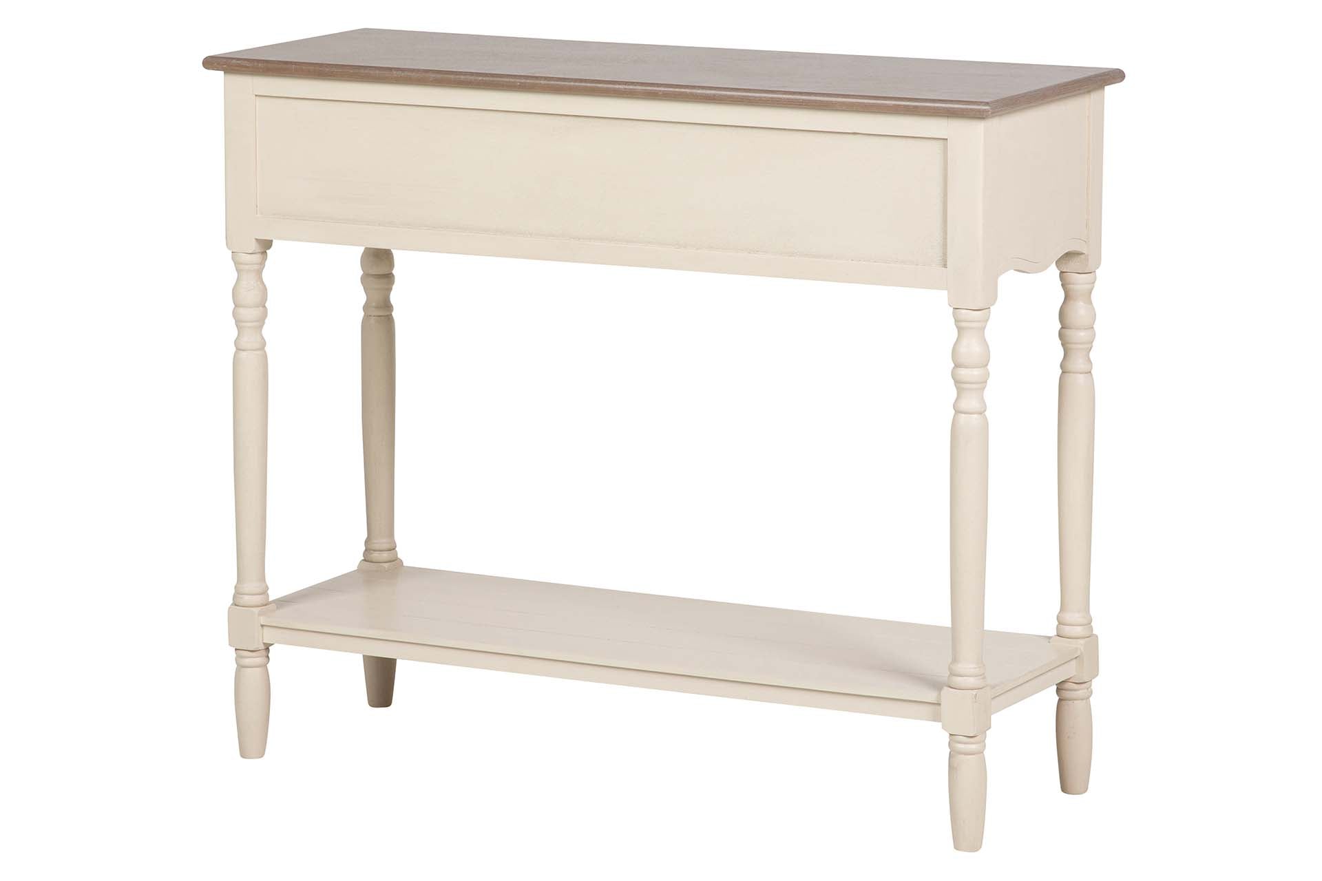 CONSOLA BEGE/MADEIRA 90X35X75Cm