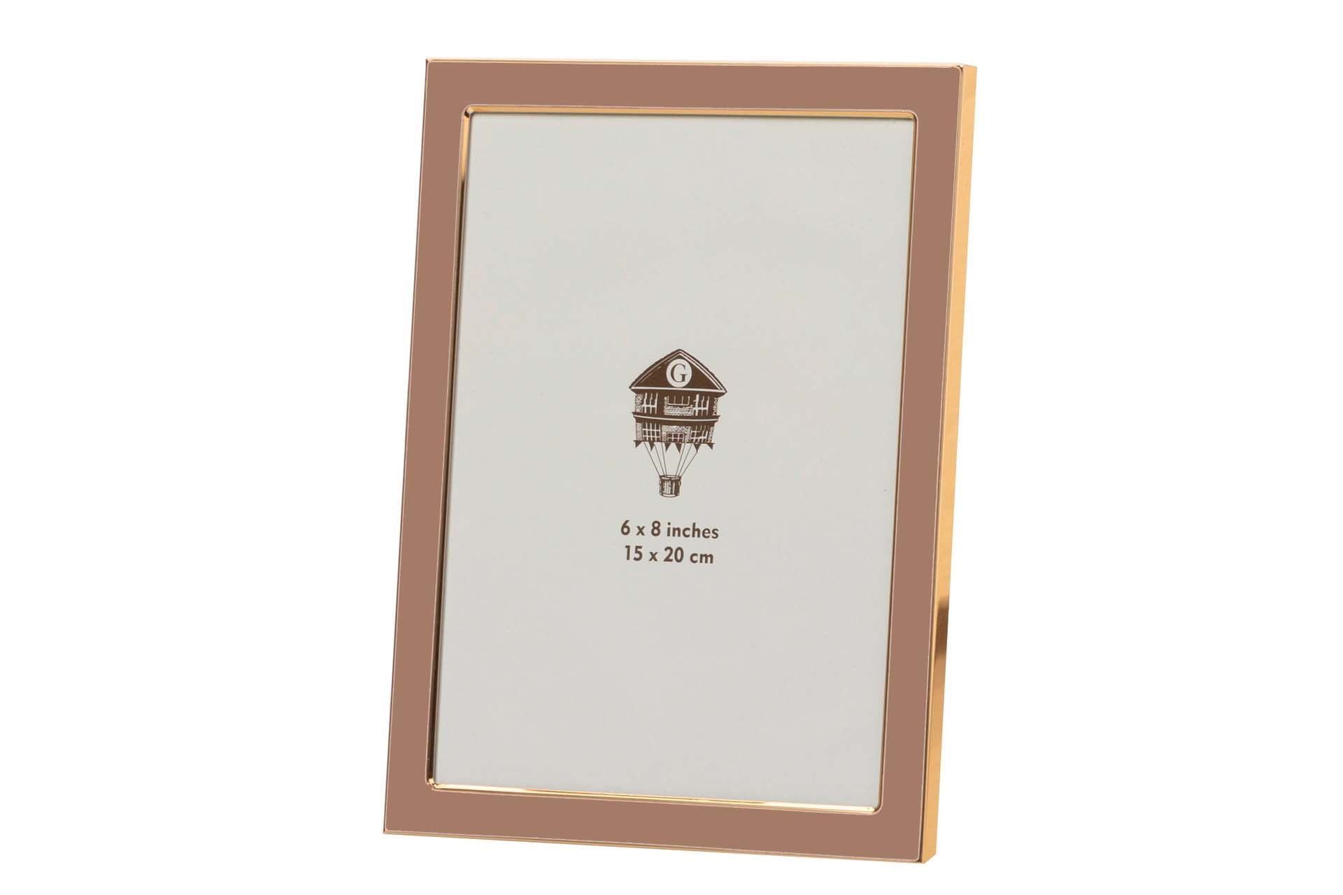 MOLDURA ROSA VELHO/DOURADO 15X20Cm