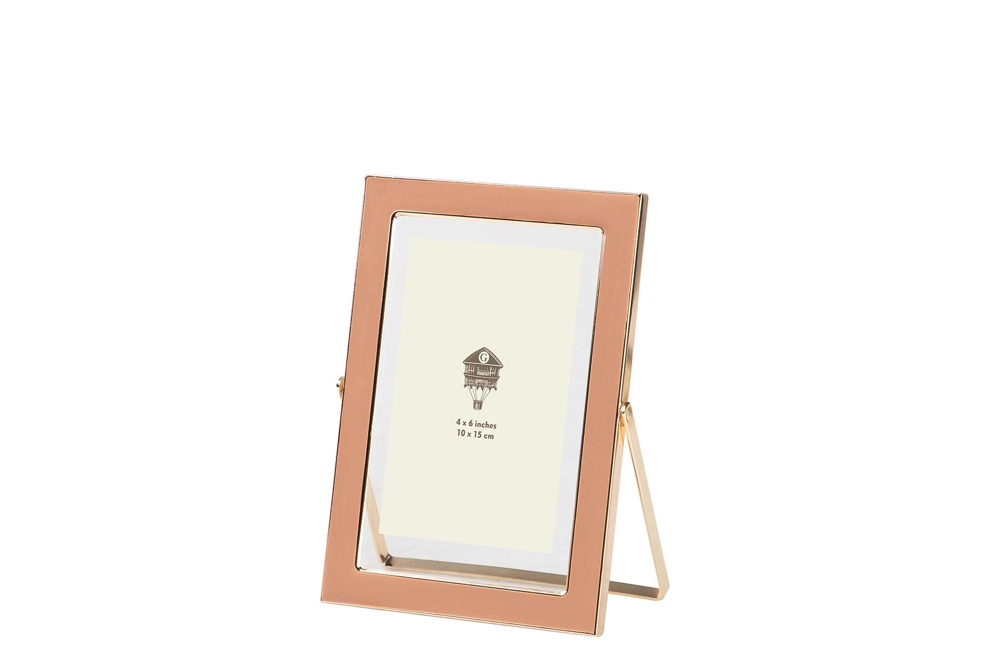 MOLDURA SALMÃO/DOURADO 10X15Cm