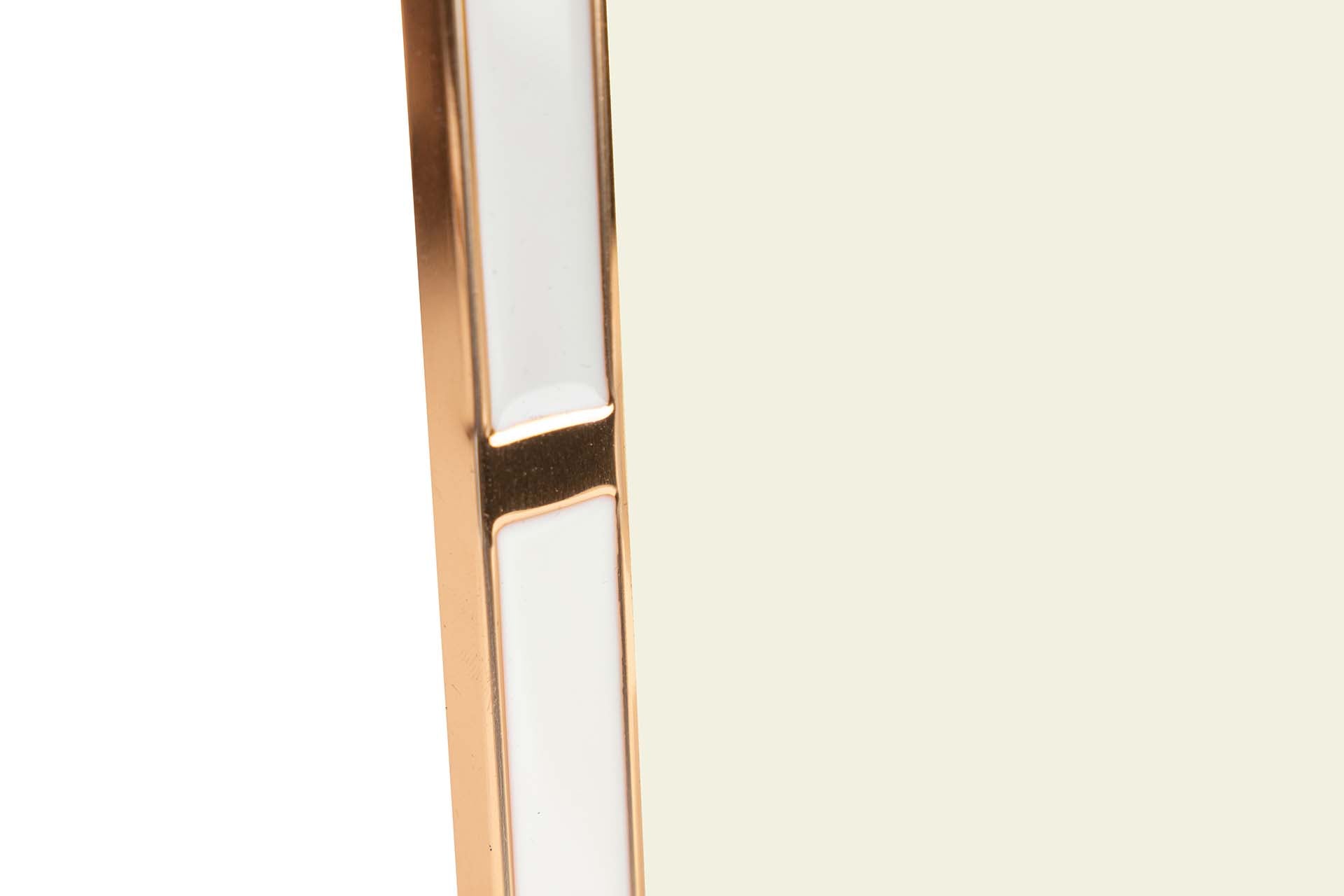 MOLDURA BRANCA/DOURADA 10X15Cm