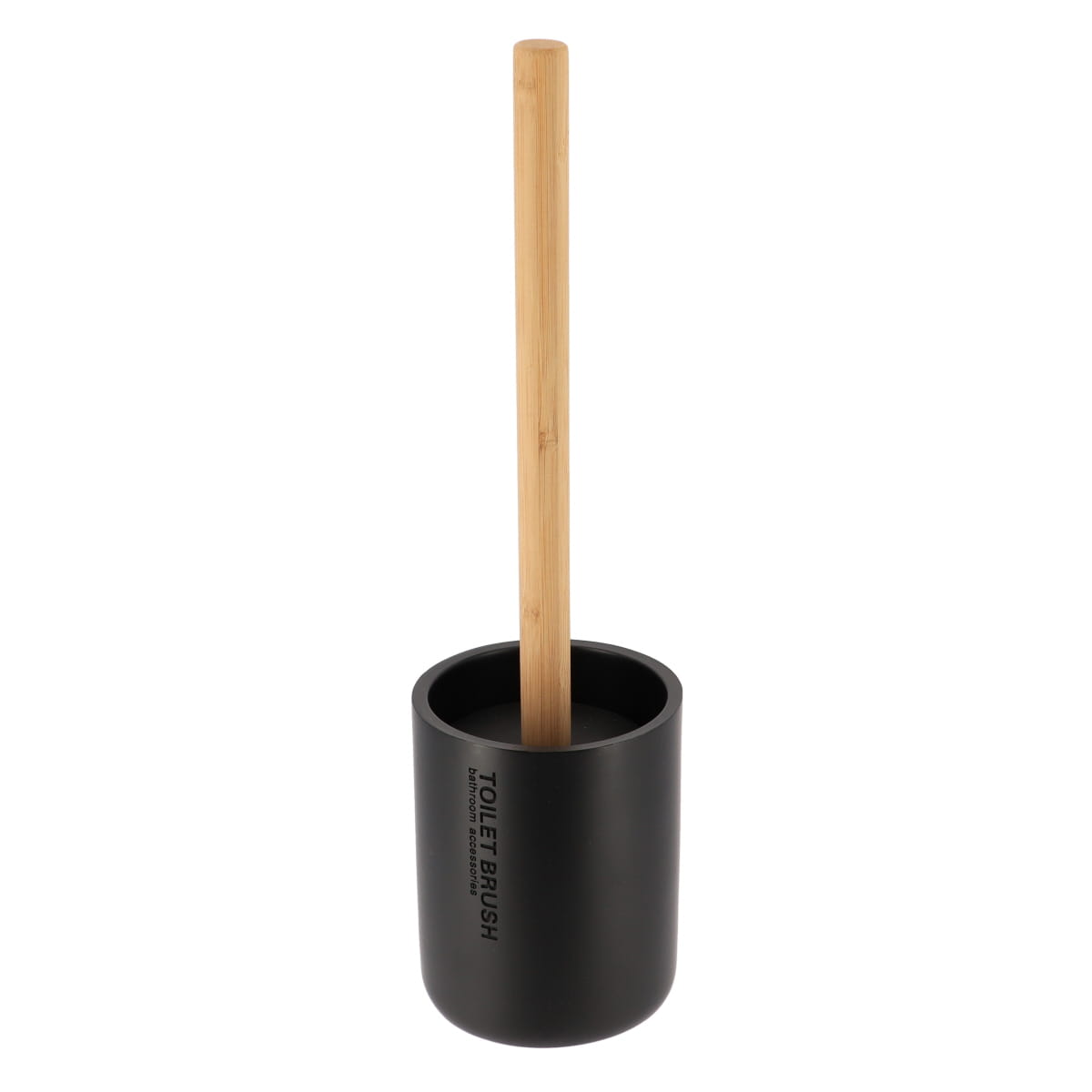 ESCOVA SANITÁRIA PRETO/BAMBU 10,5X37CM