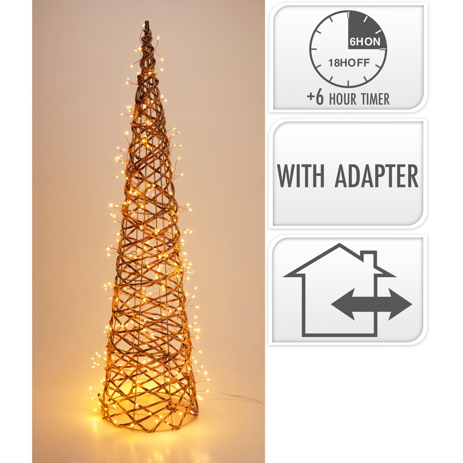 ÁRVORE NATAL CONE C/ LED 80Cm