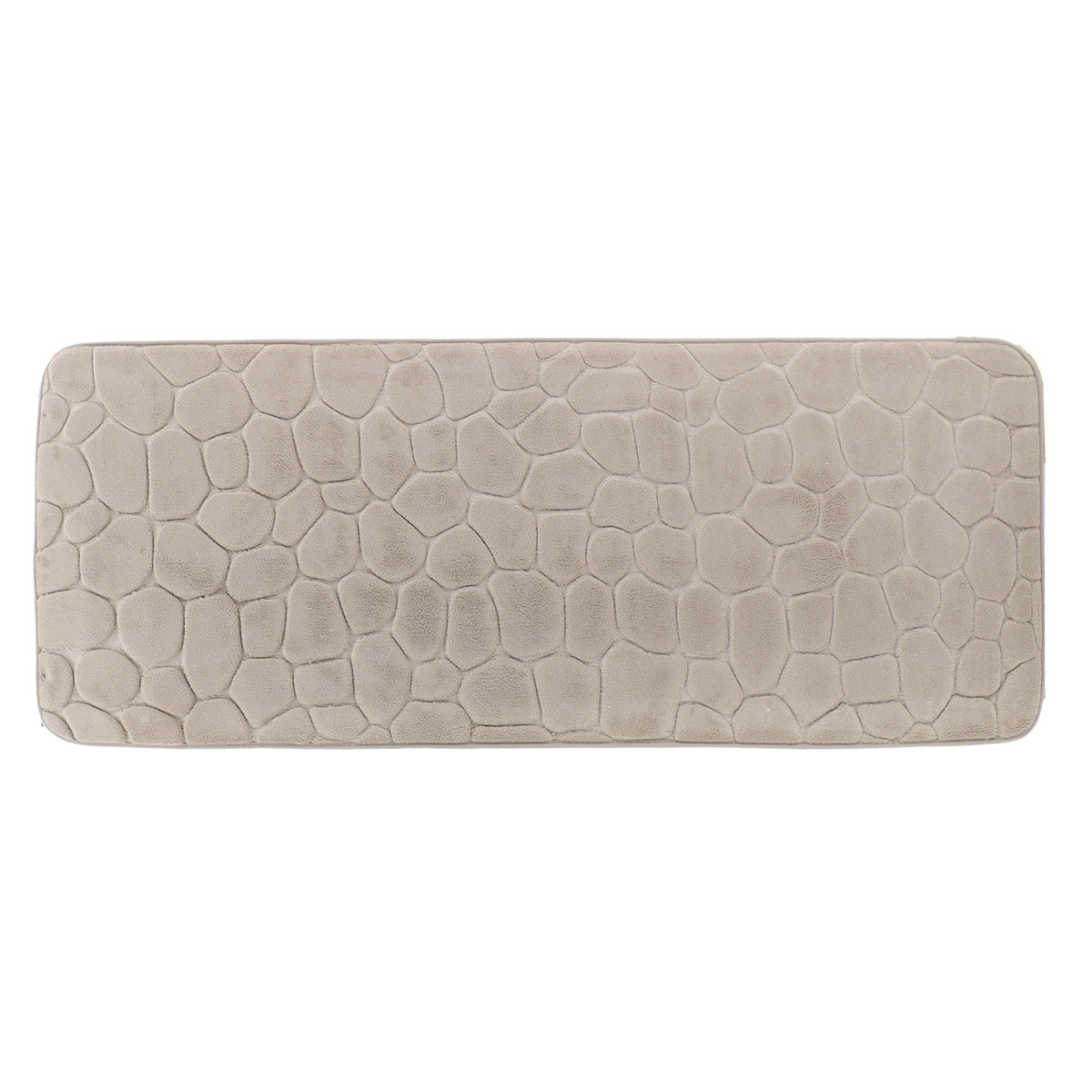 TAPETE MICROFIBRA TAUPE 45X120CM