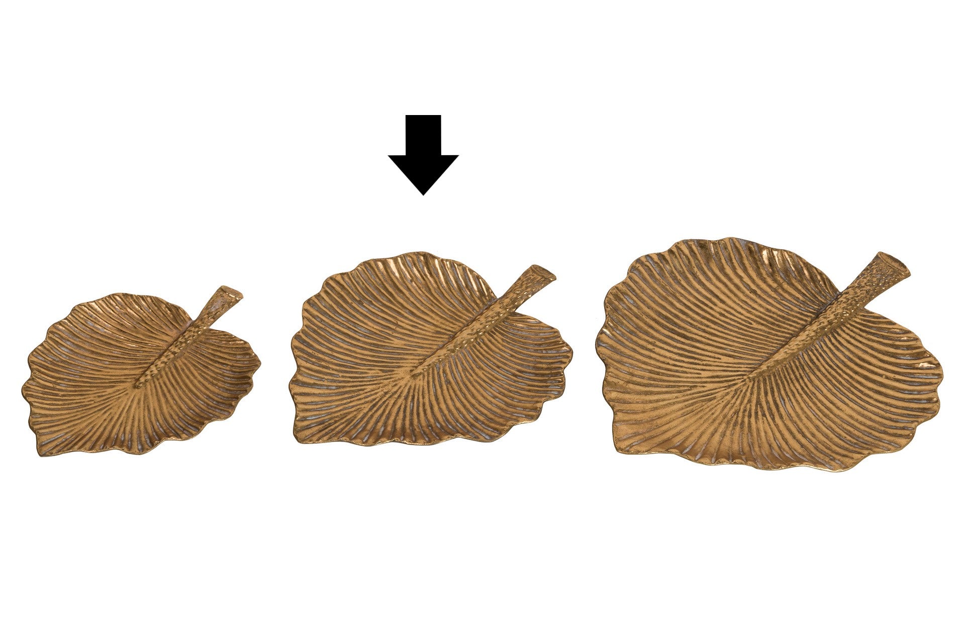 FOLHA DOURADA 50X8X40CM