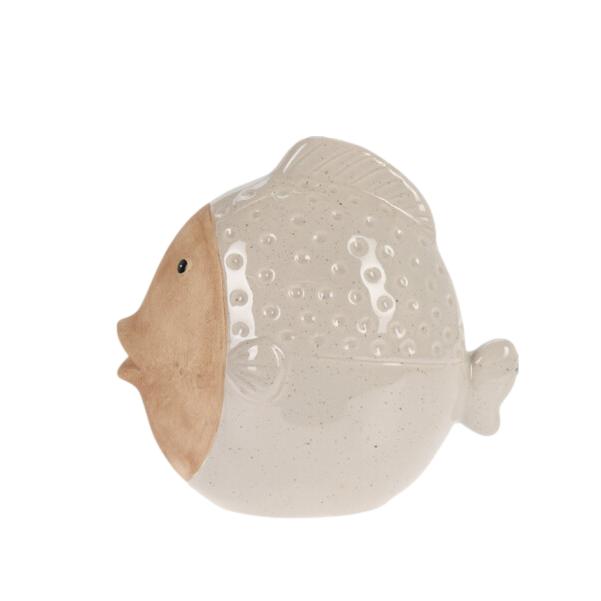 PESCADO BEIGE 20X21X11CM