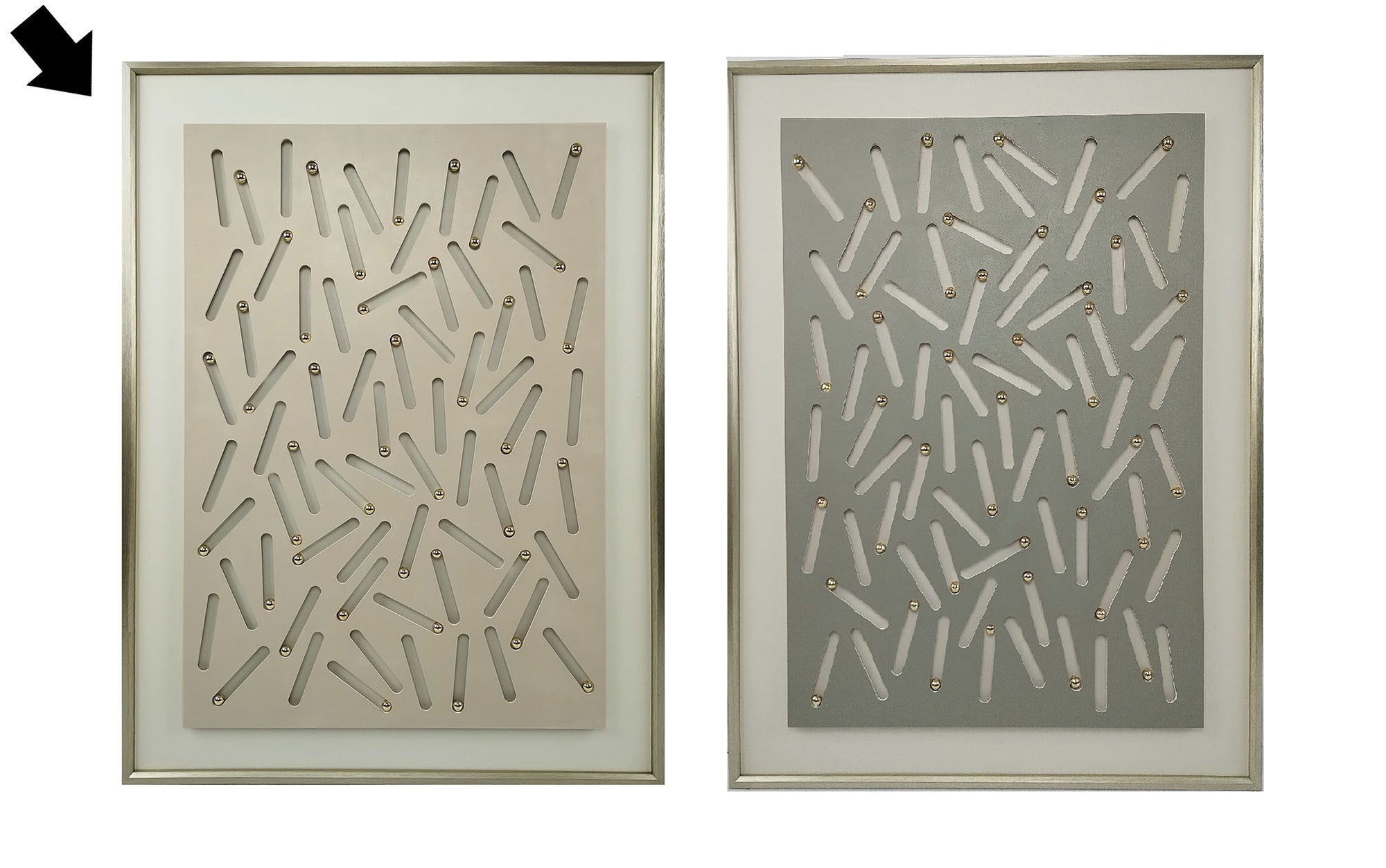 QUADRO ABSTRATO BEGE 90X120CM