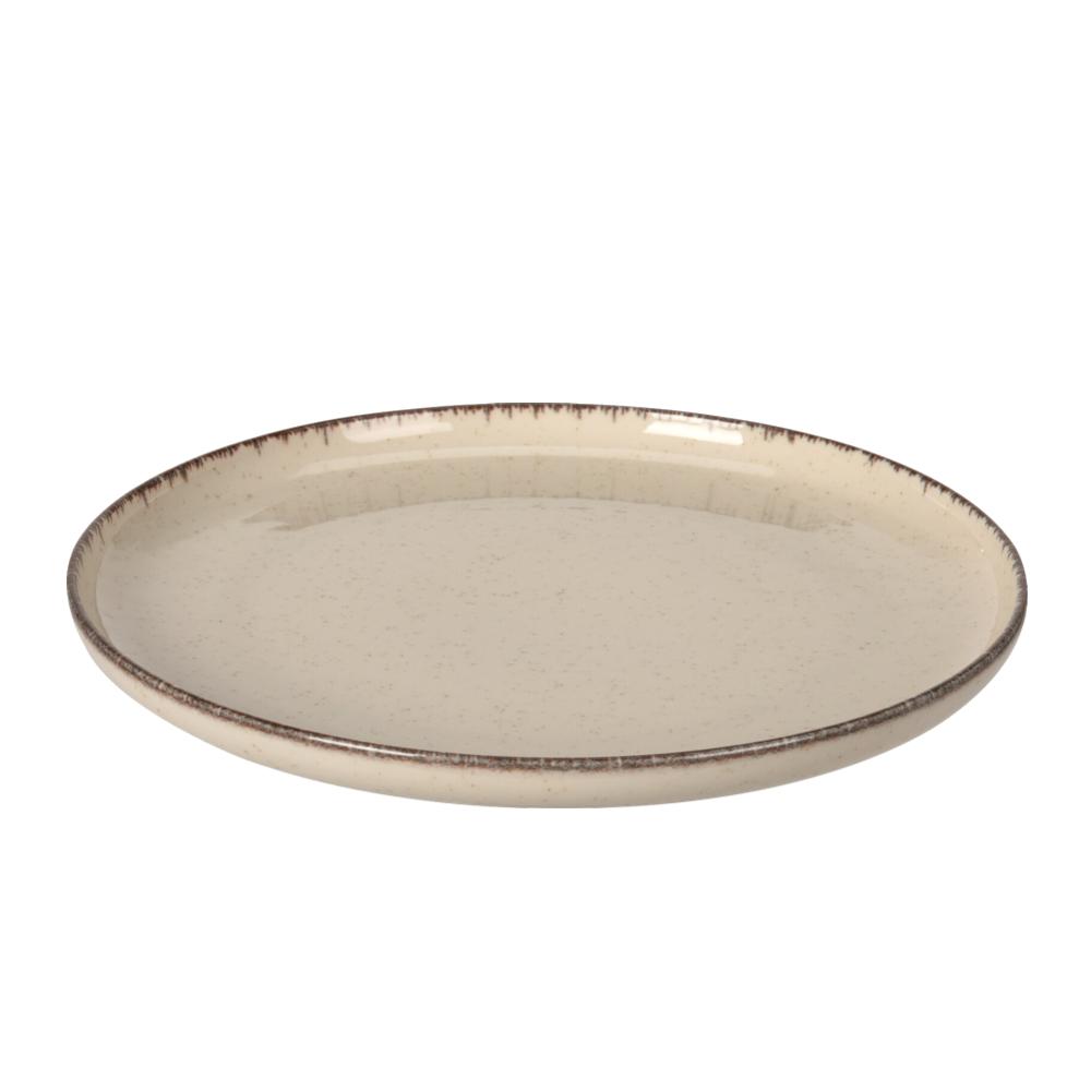 PLATO FONDO BEIGE 24X2.5CM