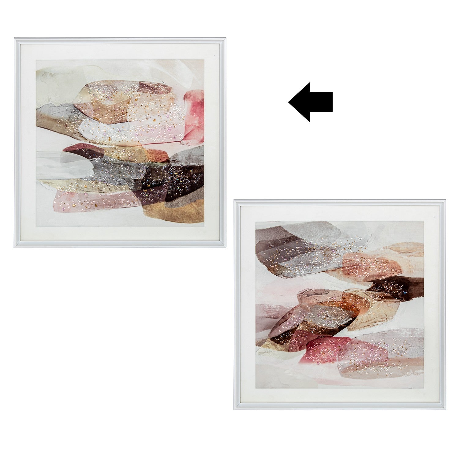 QUADRO ABSTRATO CORES 63X63CM