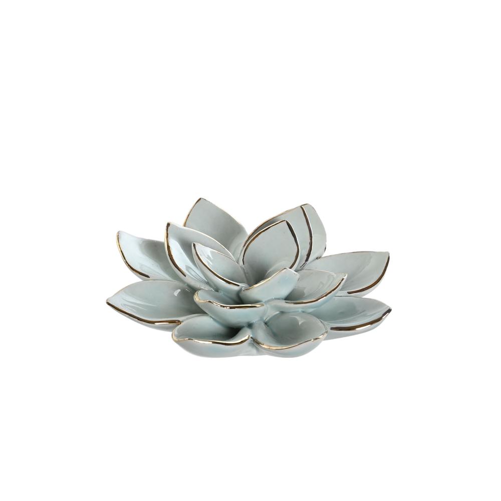 FLOR AZUL 8X8X2.5CM