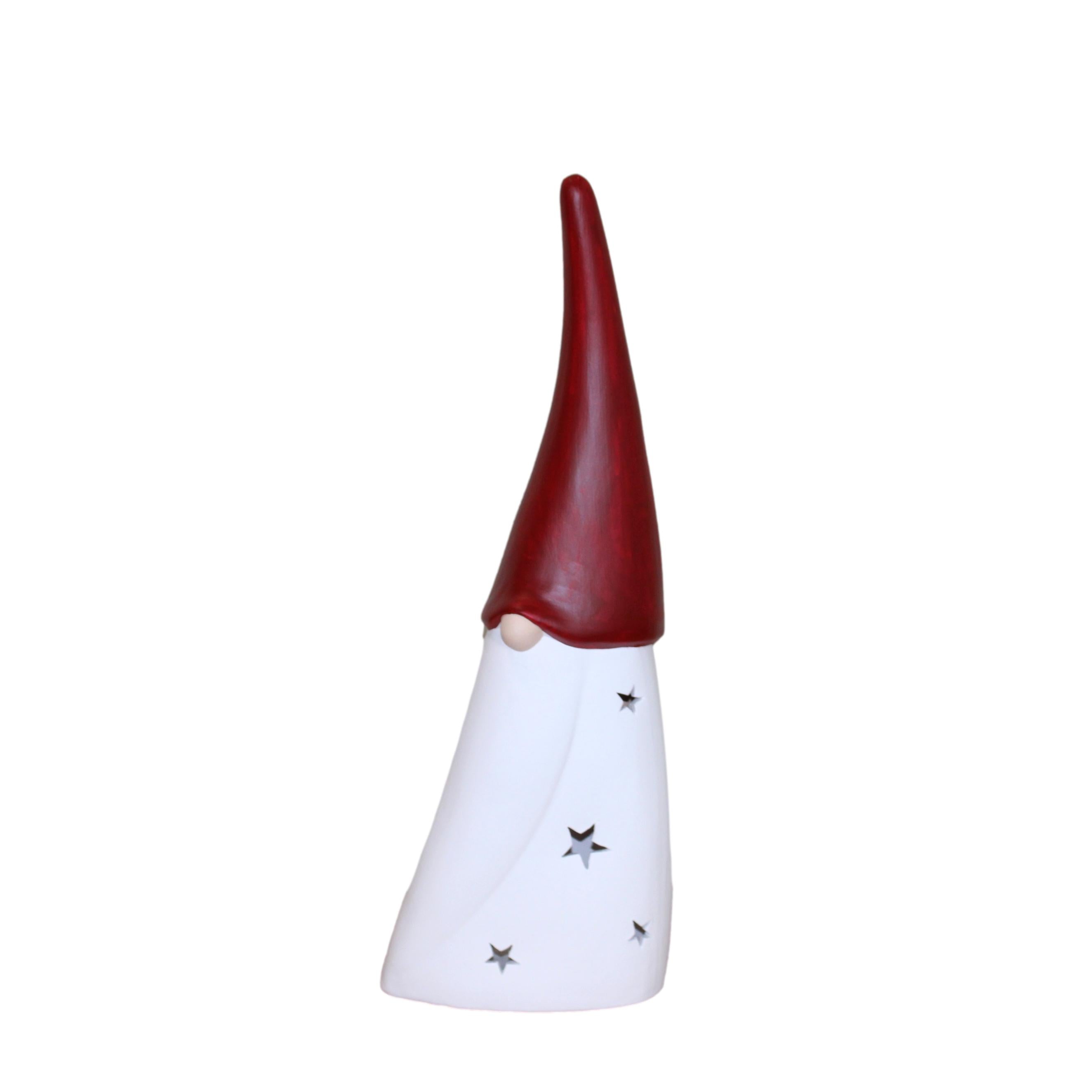 PORTAVELAS NAVIDAD PADRE 17X9X49CM