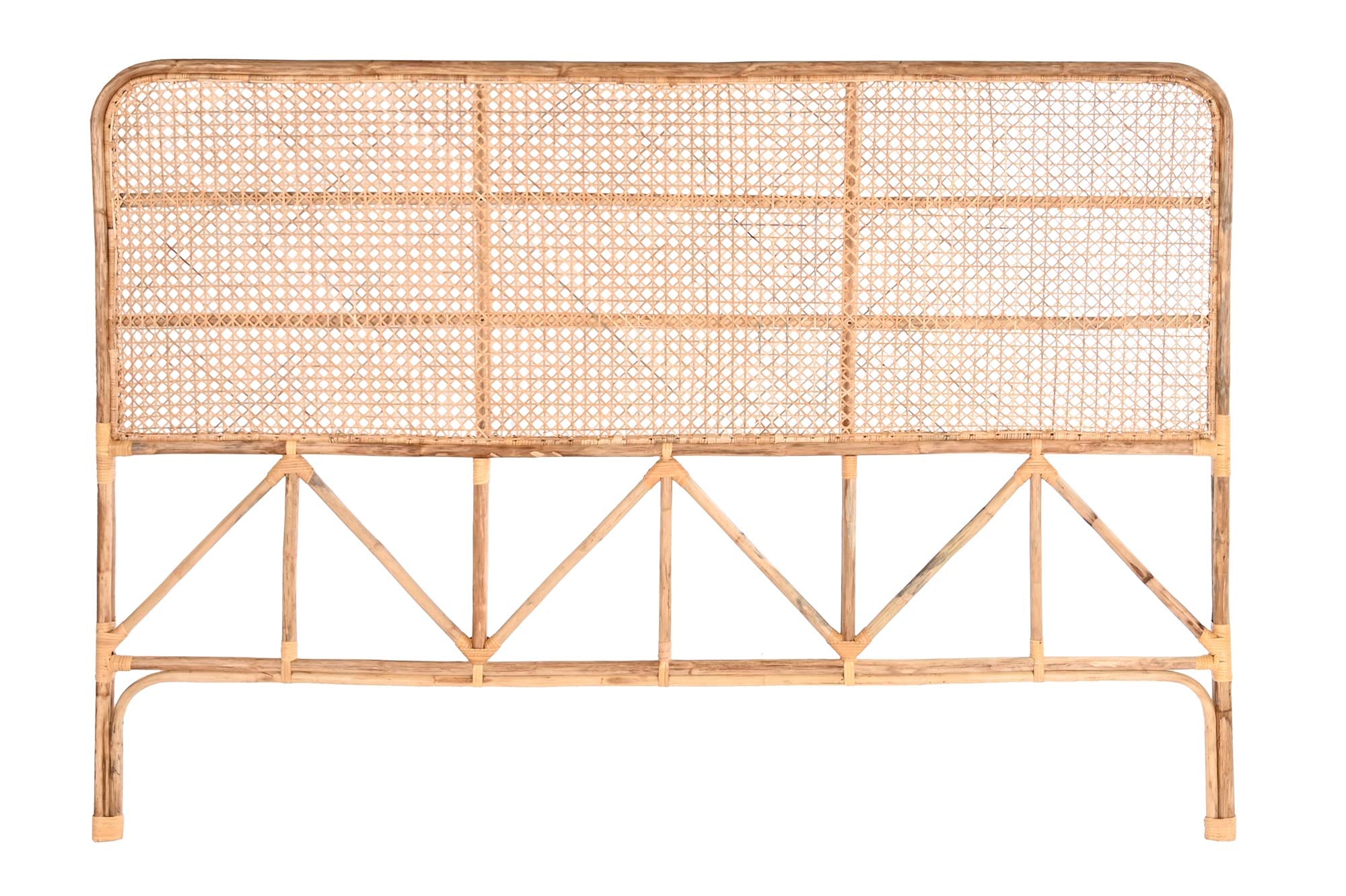 CABECEIRA CAMA RATTAN 178X4X128CM