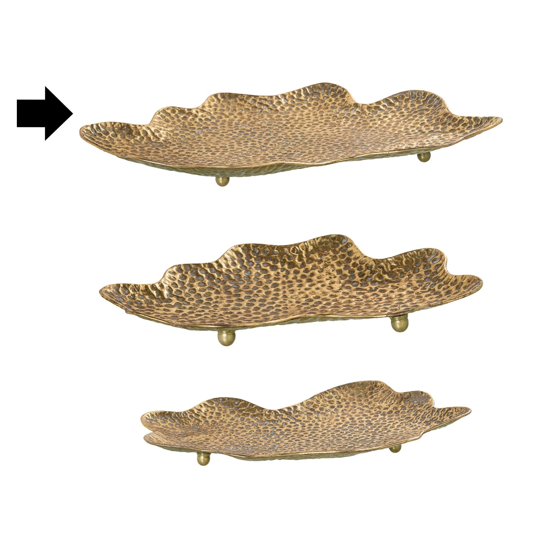 CENTRO MESA DOURADO 60X45CM