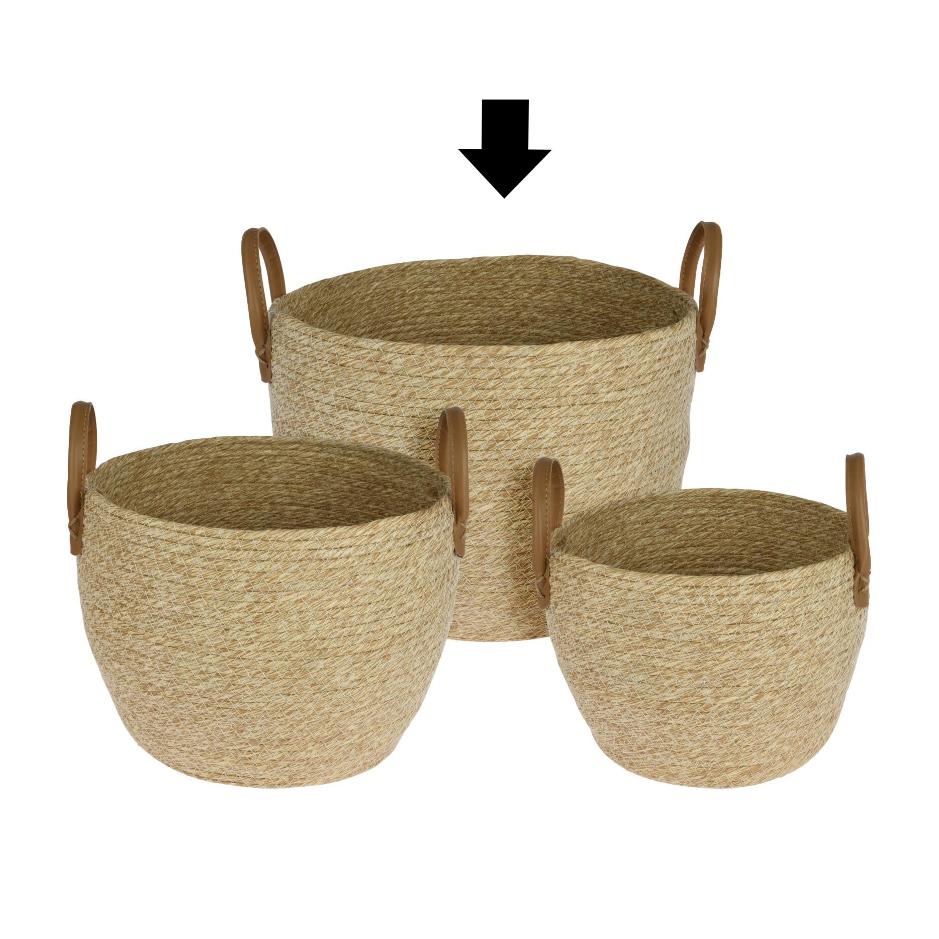 CESTO NATURAL 31X31X24CM