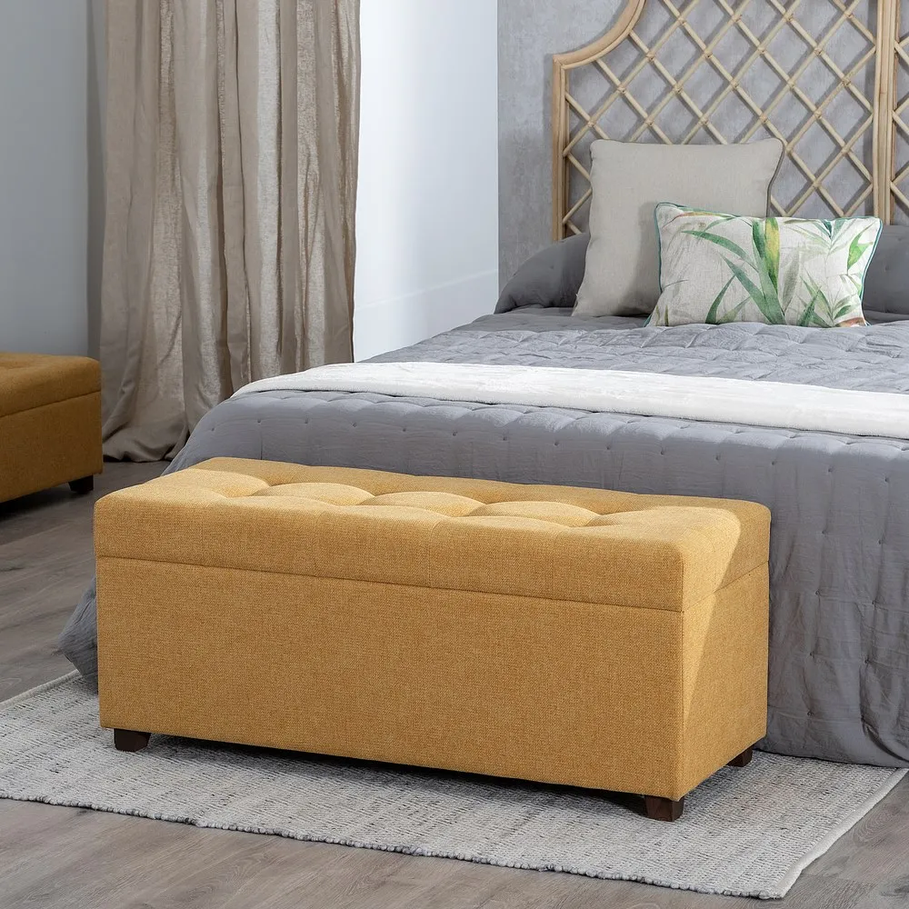 BANQUETA MOSTARDA 102x41x43CM