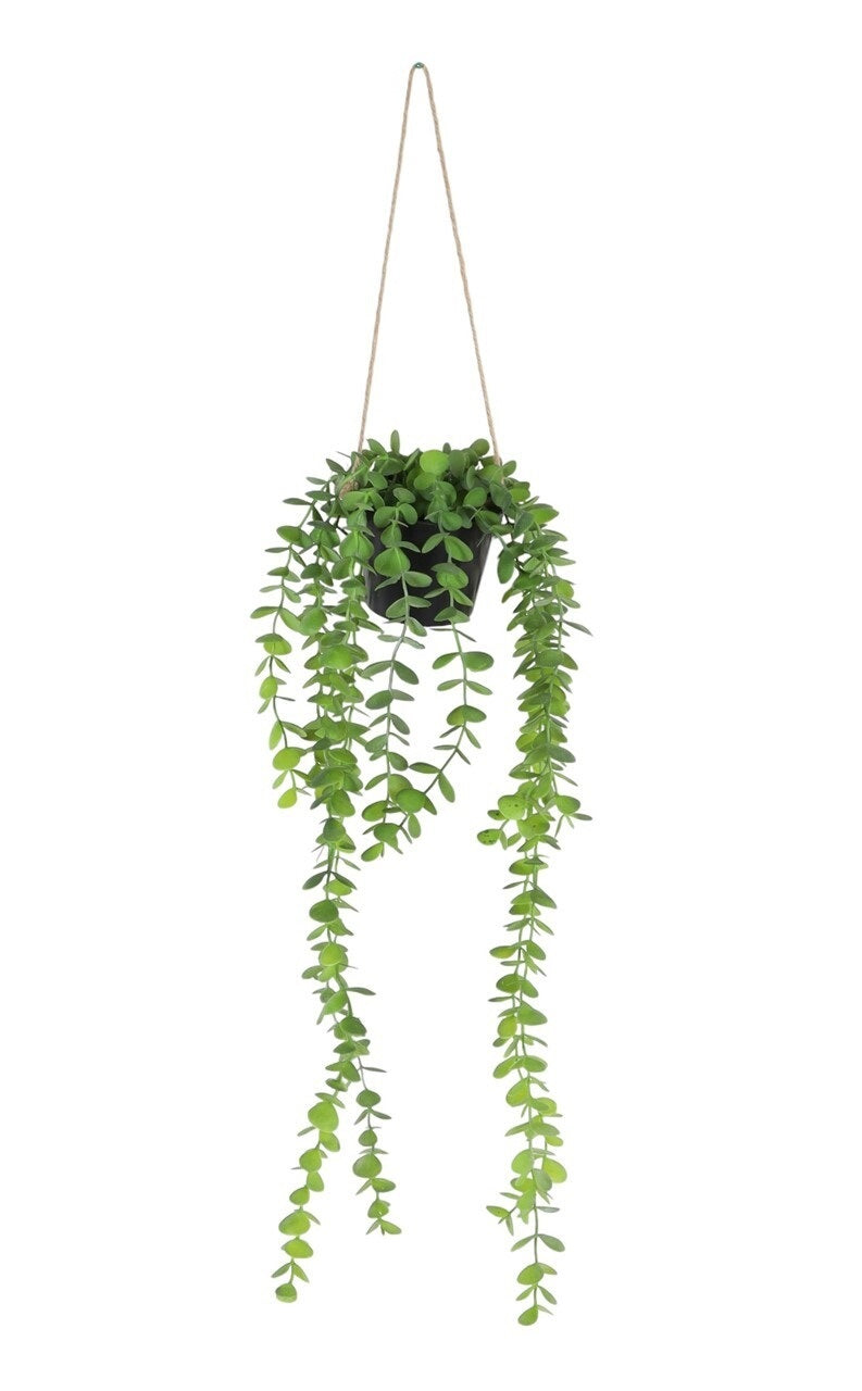 VASO PENDURAR COM PLANTA 70 CM