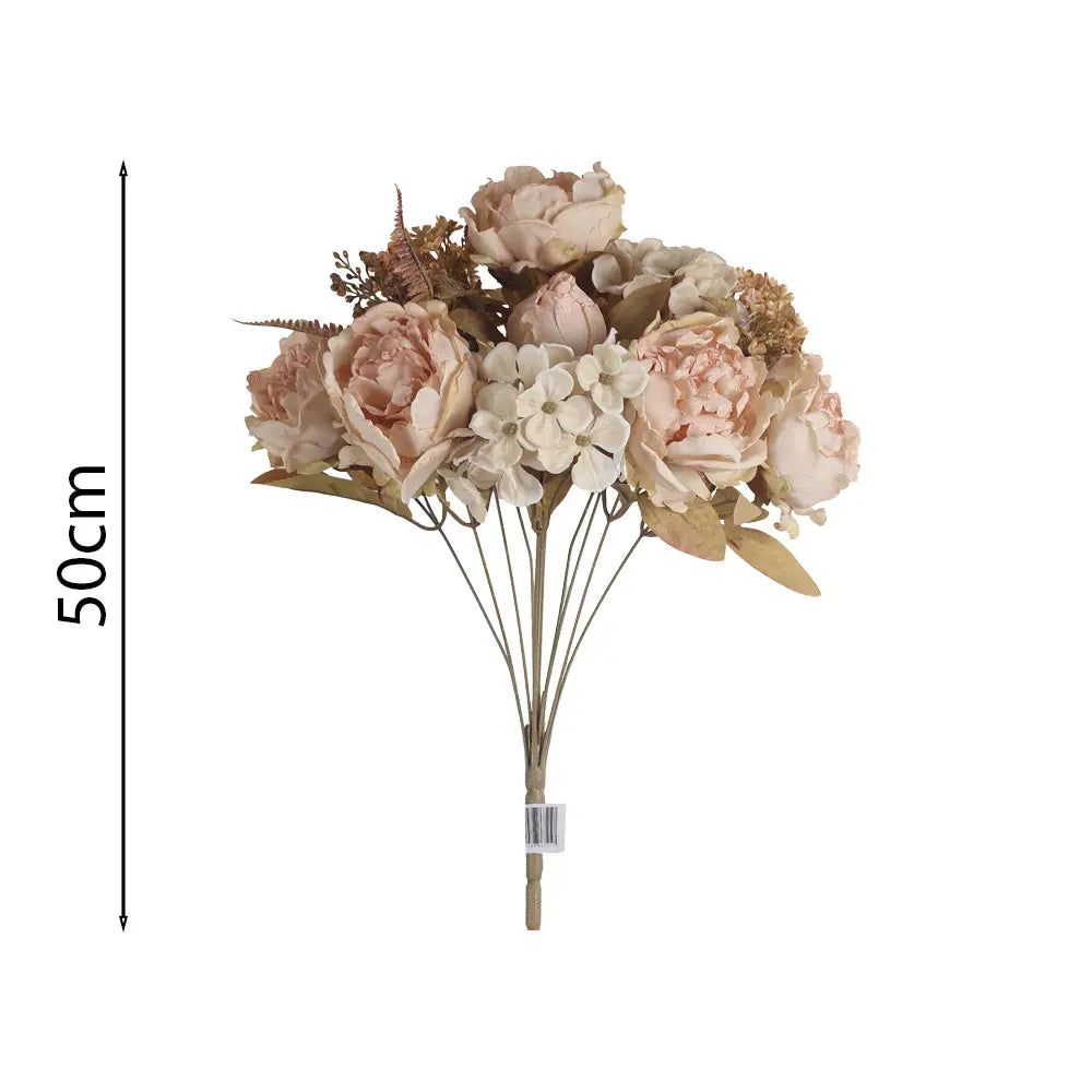 RAMO PEONIAS BEGE 47Cm
