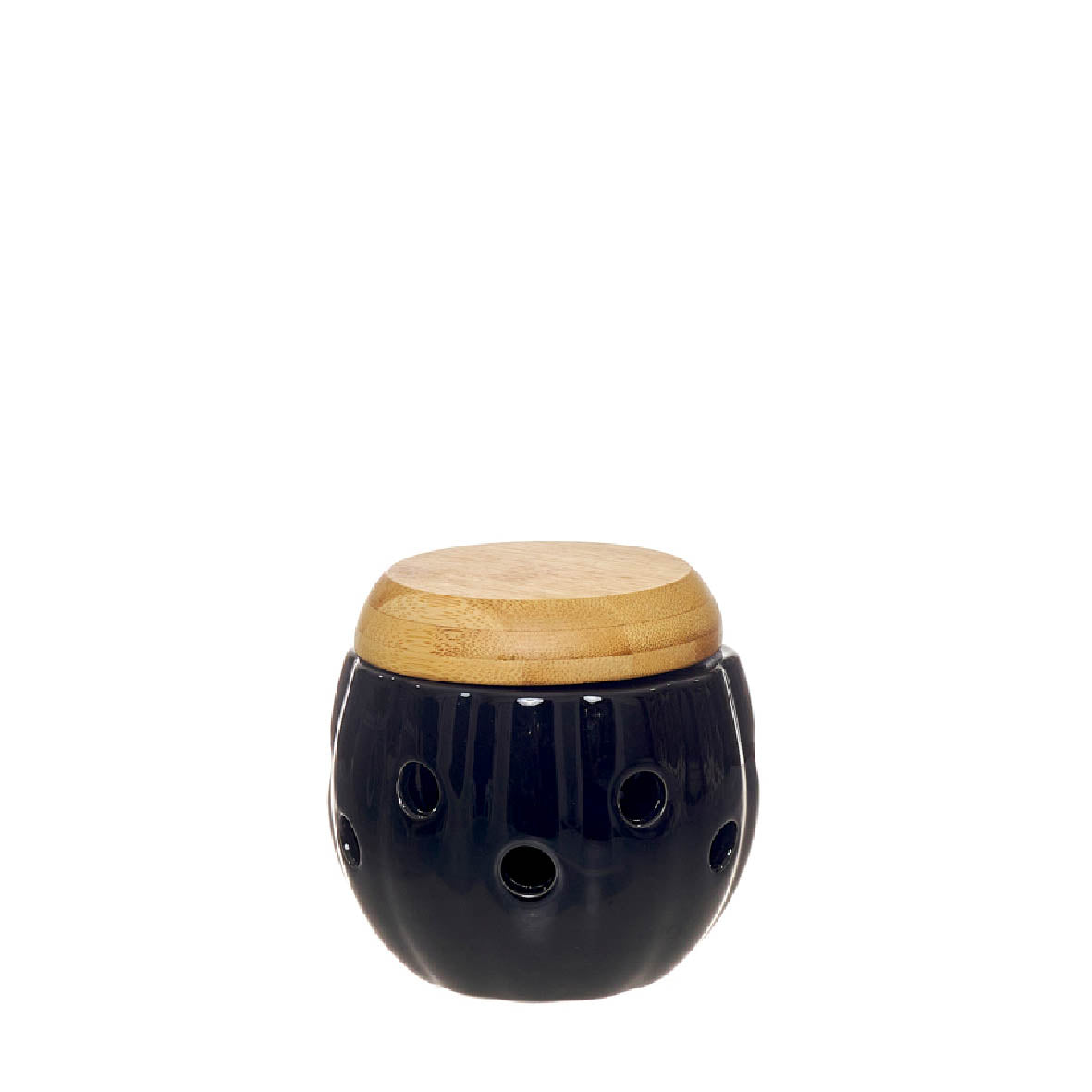 POTE ALHOS PRETO 11X11X10,5CM