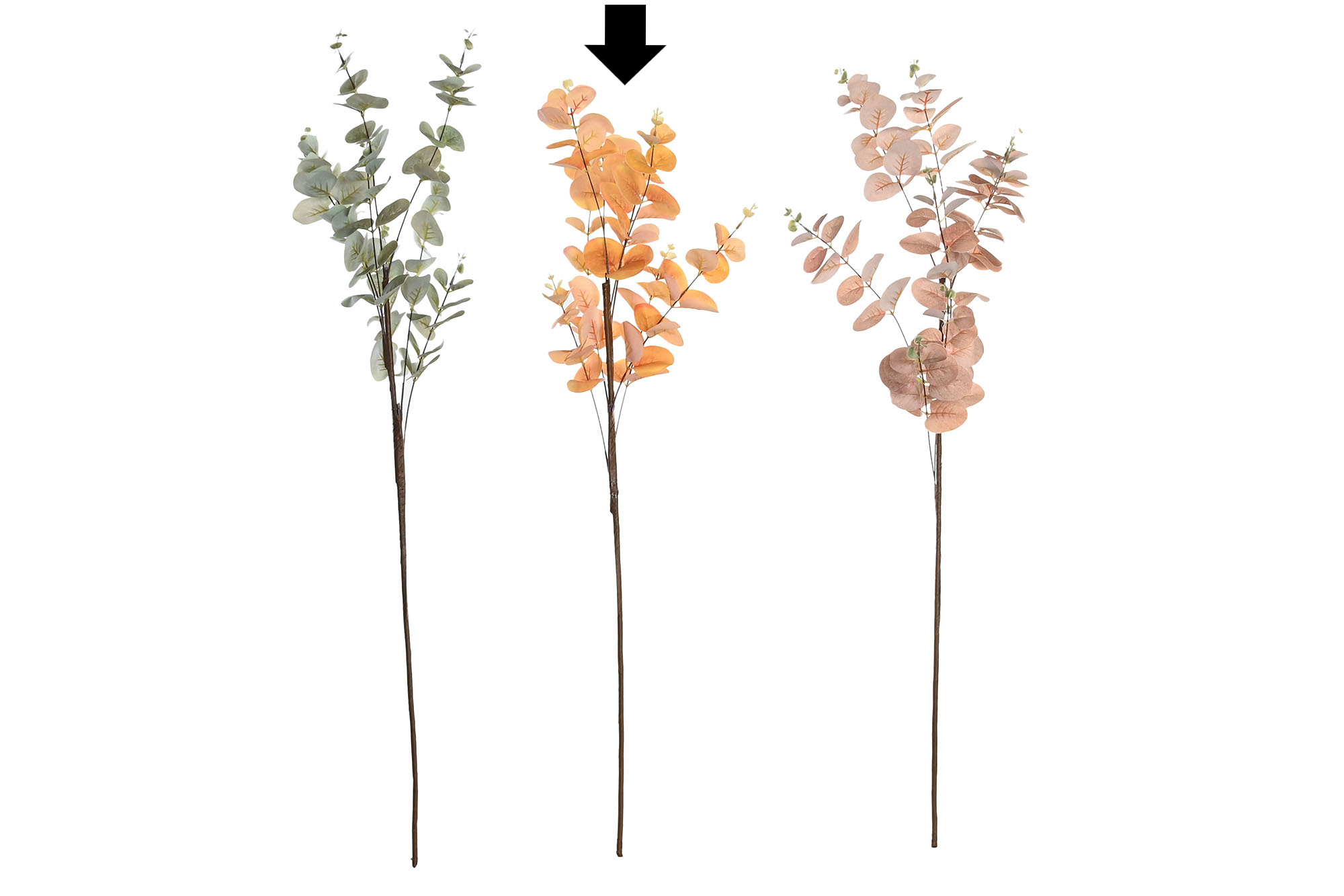 HASTE EUCALIPTO AMARELO 84CM