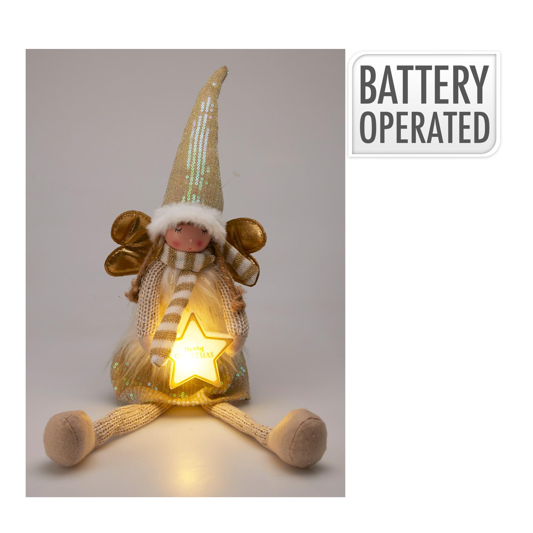 ANJO MENINA C/ LED 59Cm