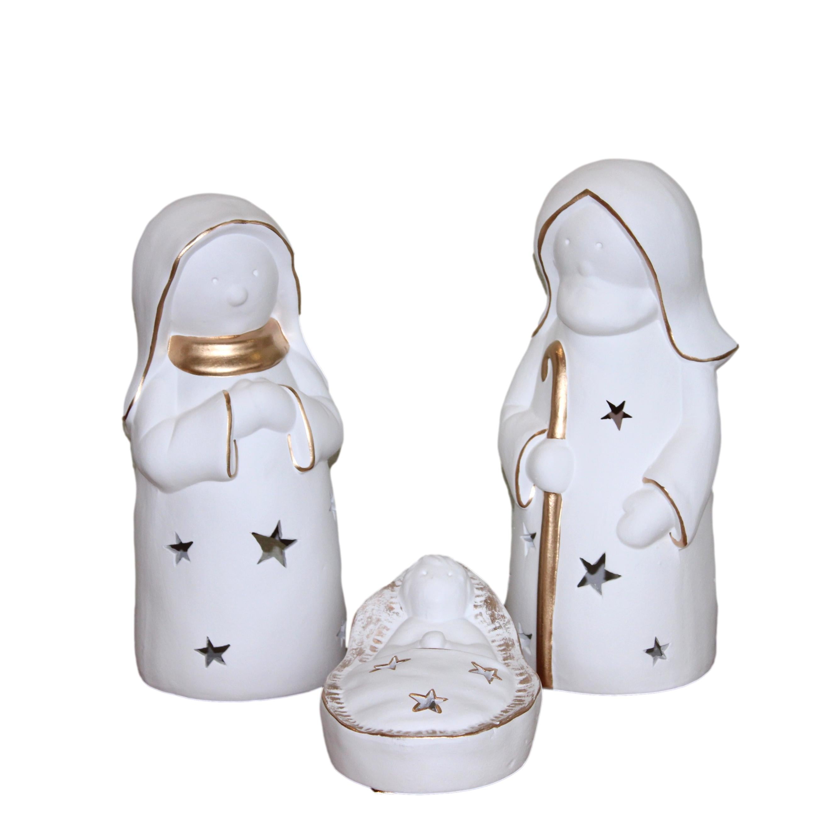 PORTAVELAS NATISE 3 PIEZAS 33CM