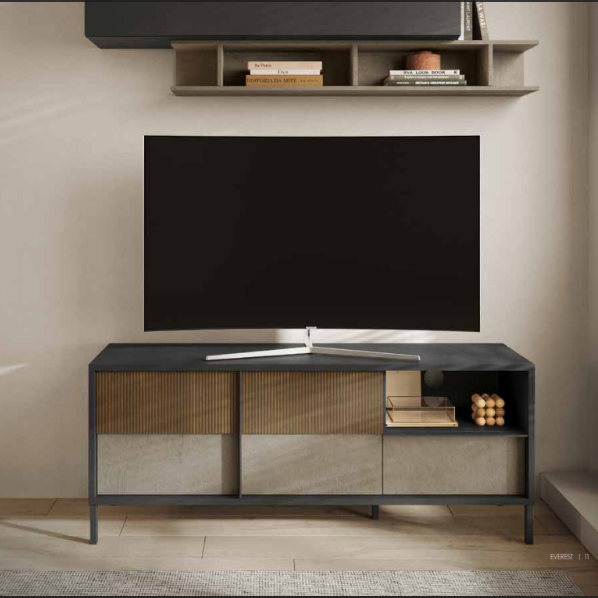 MUEBLE TV LAVA/ARGILLA/MERCURA 156X40X64CM