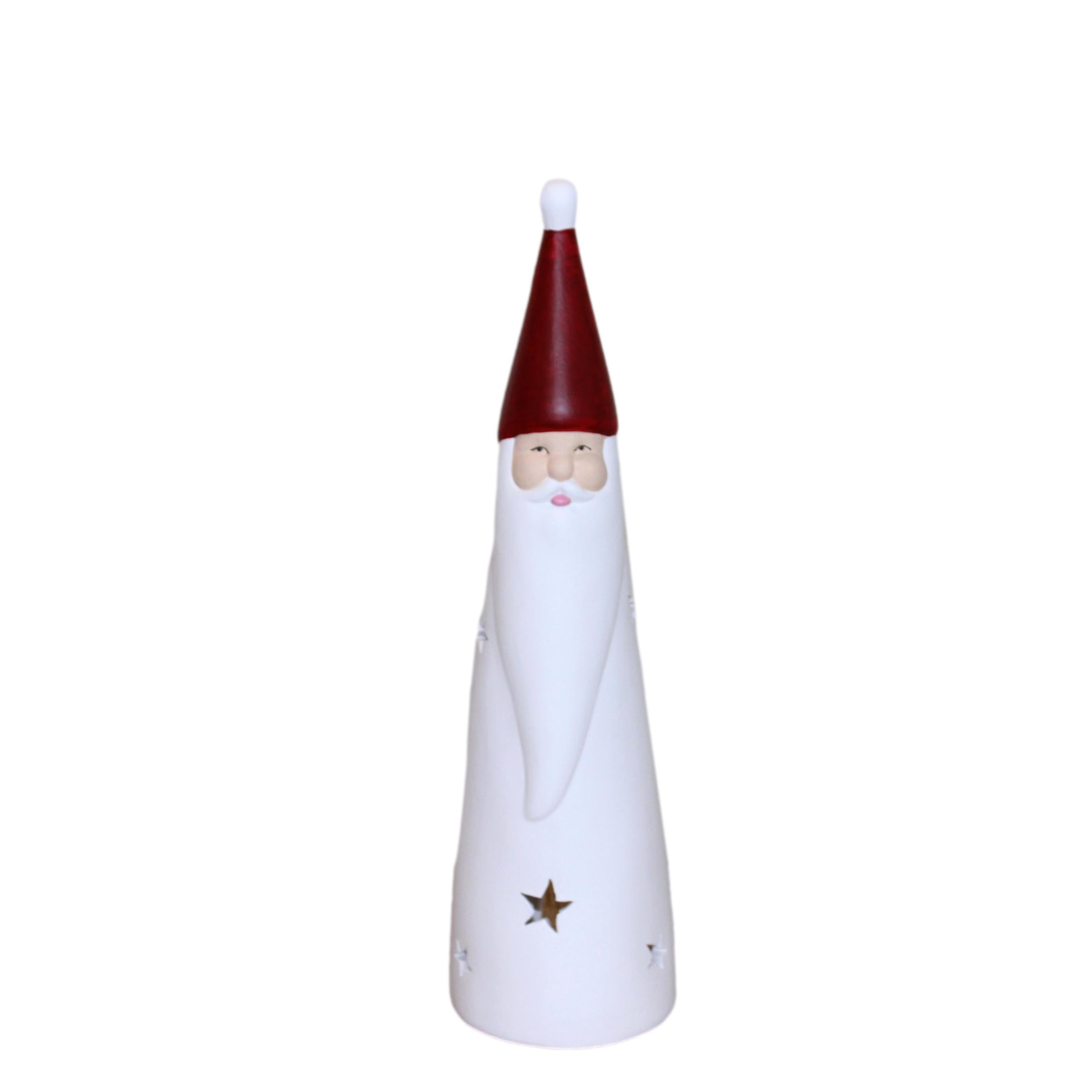 PORTAVELAS NAVIDAD PADRE 12X42CM