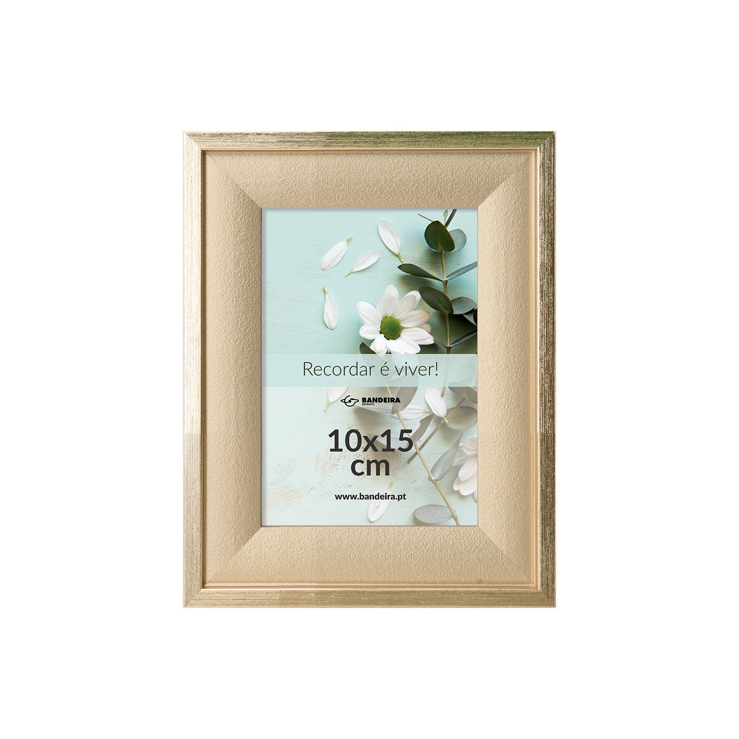 MOLDURA DOURADA 10X15CM