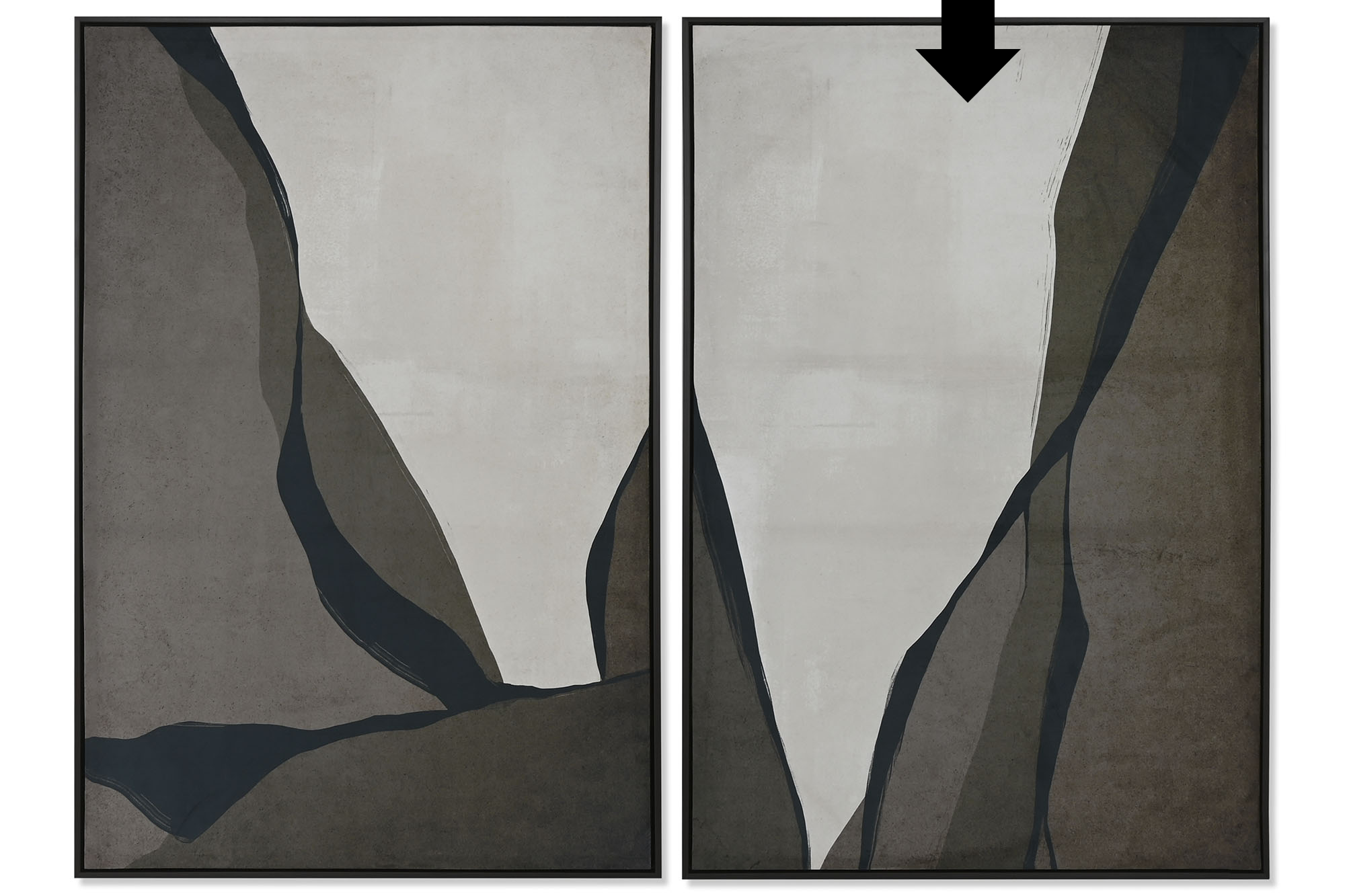 QUADRO ABSTRATO 83X123CM