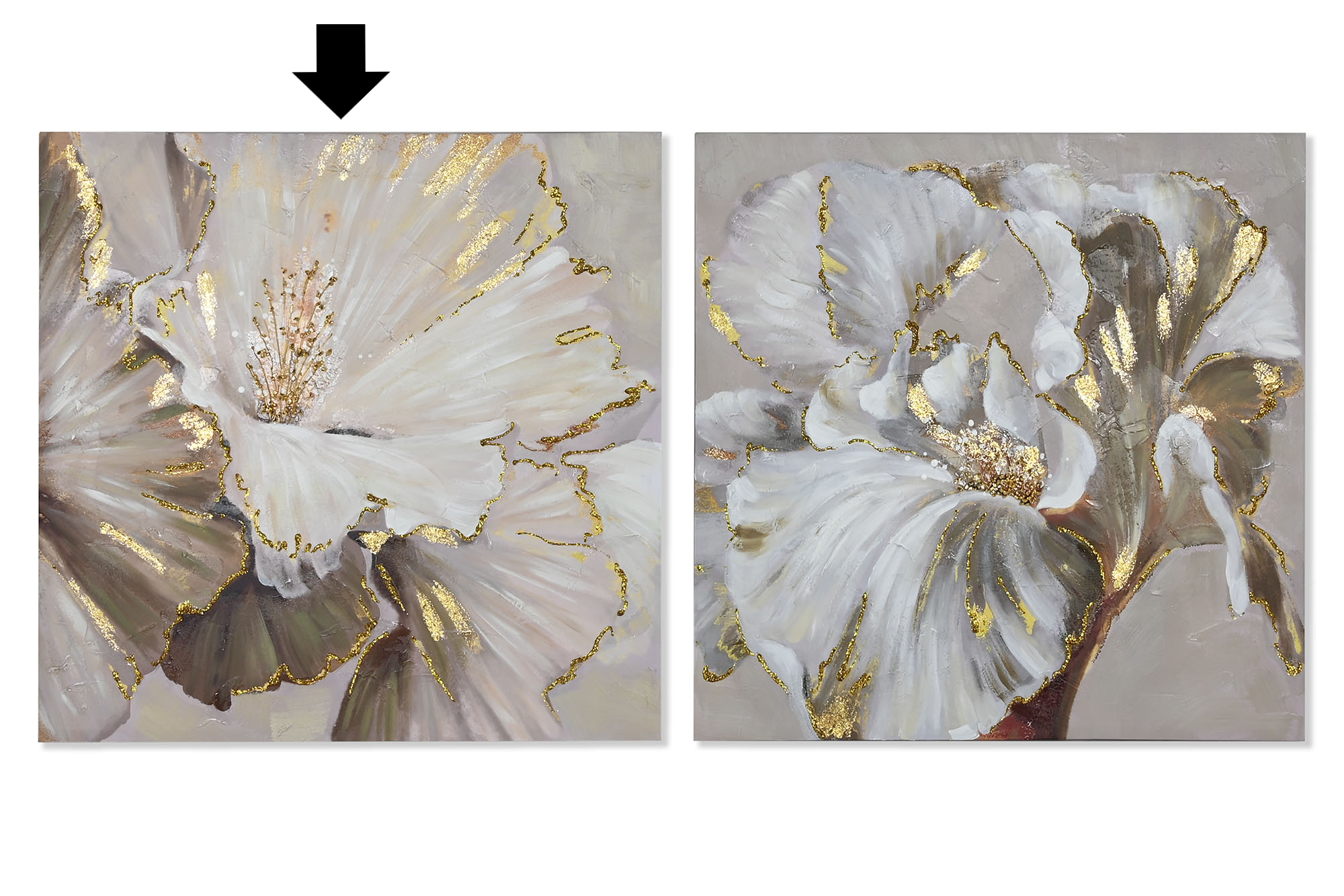 TELA FLOR 80X80CM