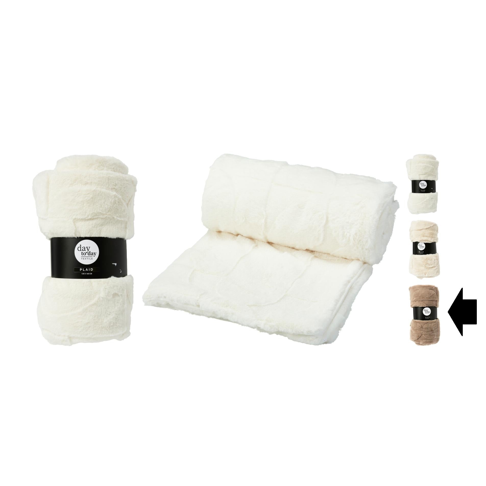 MANTA CASTANHA 160x130CM