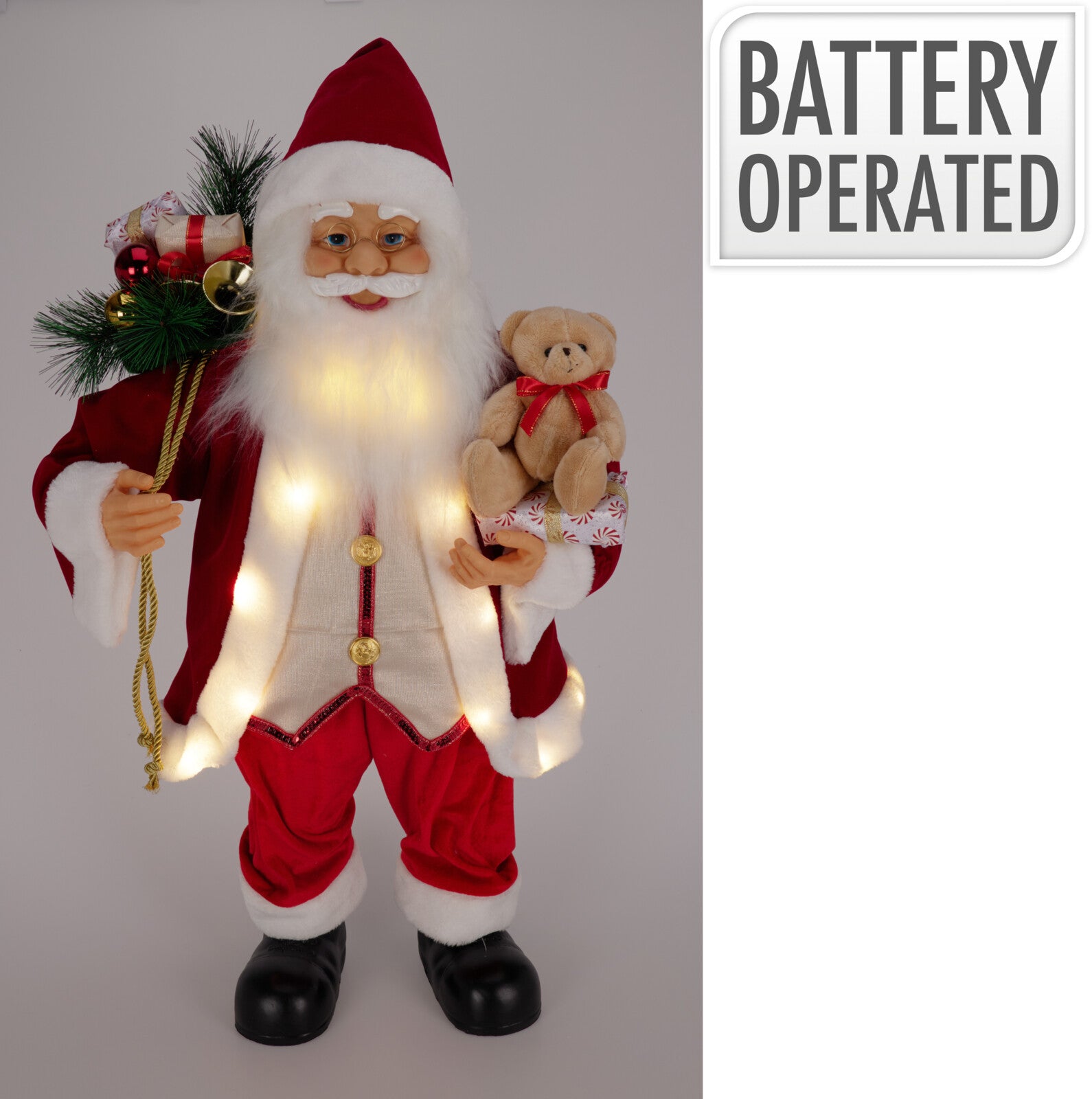 PAI NATAL C/ LED 80Cm