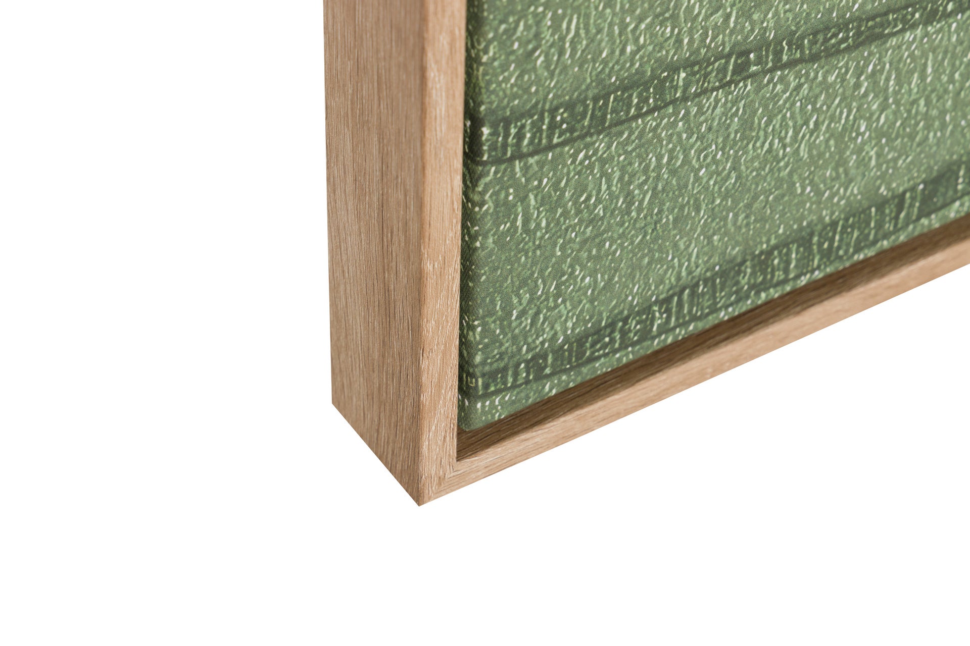 QUADRO FOLHAS VERDE/DOURADO 83X123CM