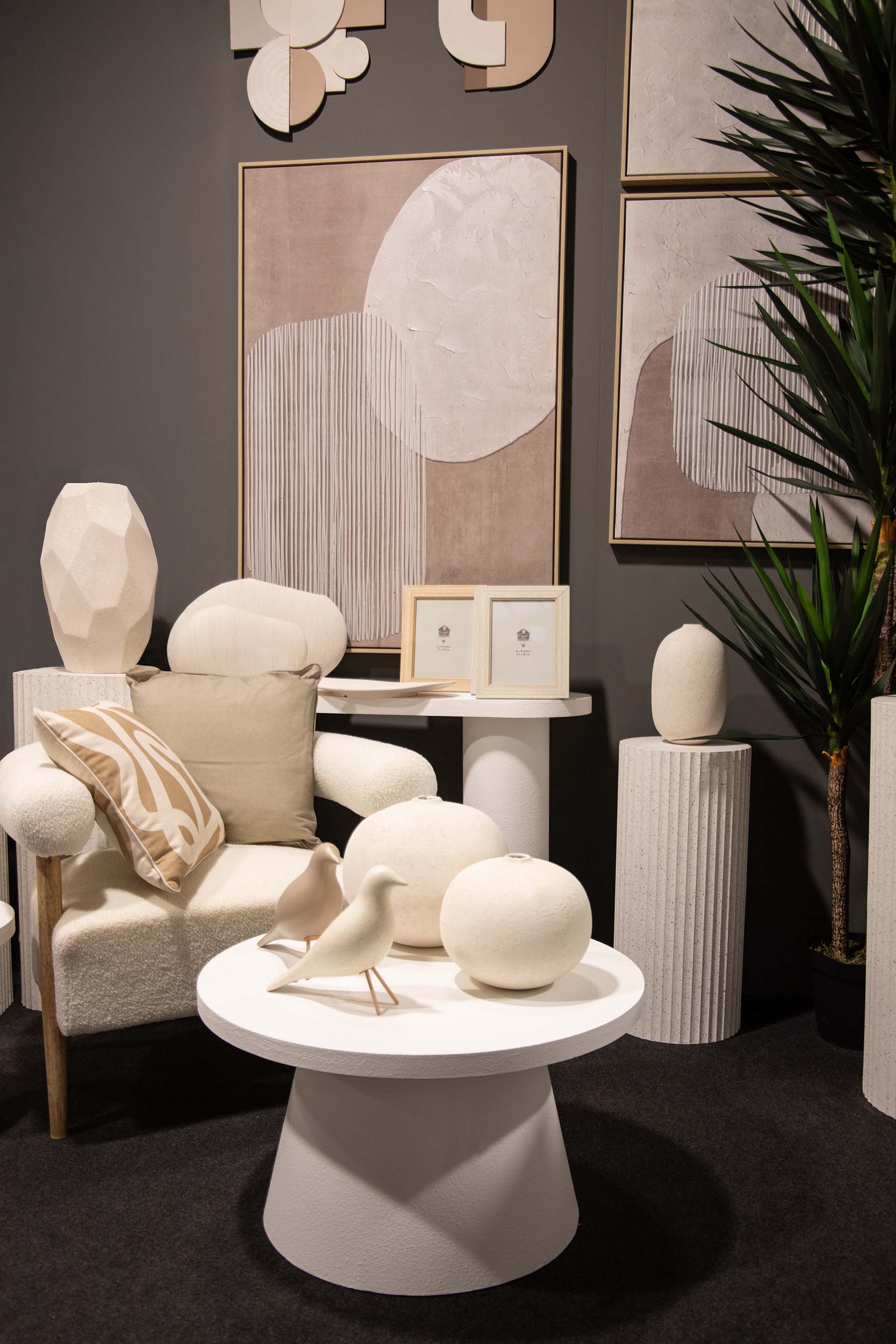 QUADRO BEGE 83X123CM