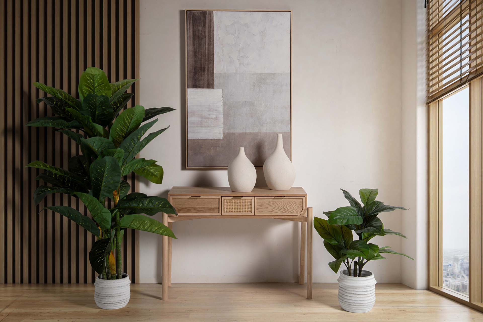 QUADRO BEGE 83X123CM