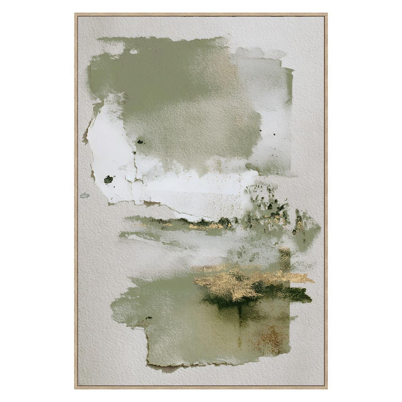 QUADRO ABSTRATO VERDE 83X123Cm