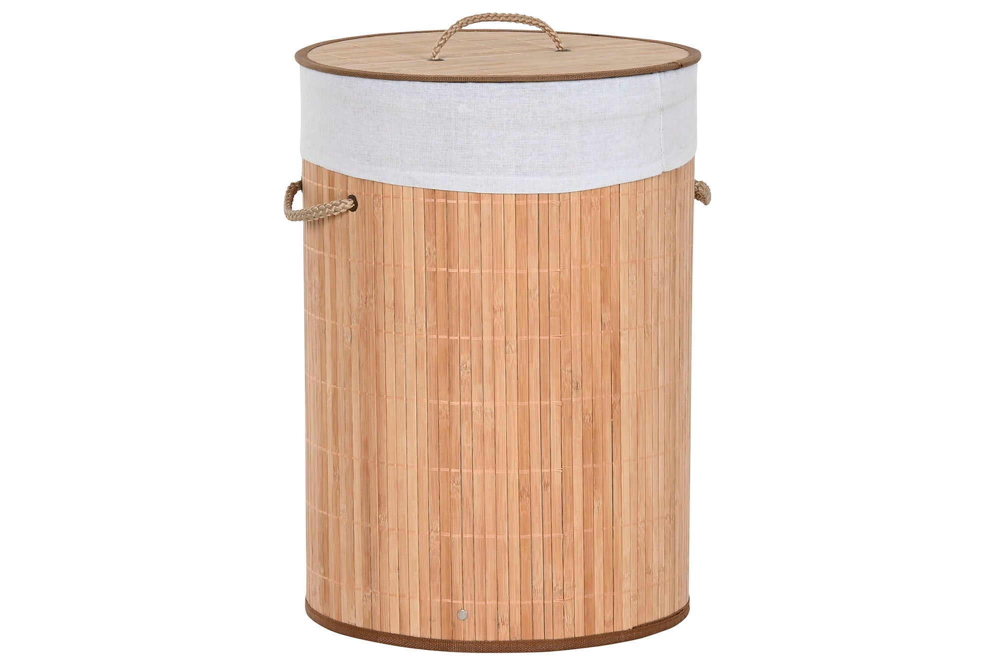 CESTO ROUPA BAMBU 35X35X50CM 45L