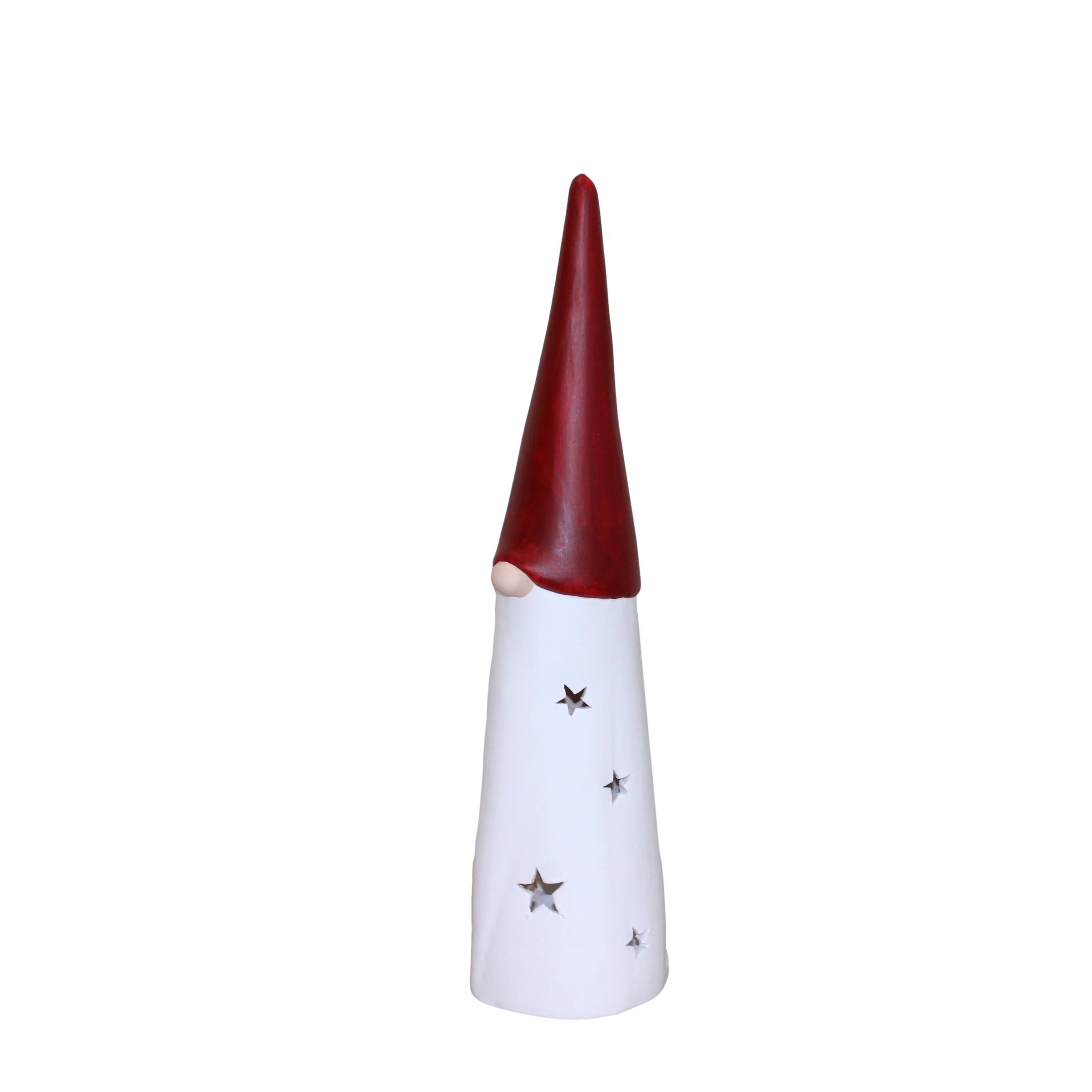 PORTAVELAS NAVIDAD PADRE 11X43CM