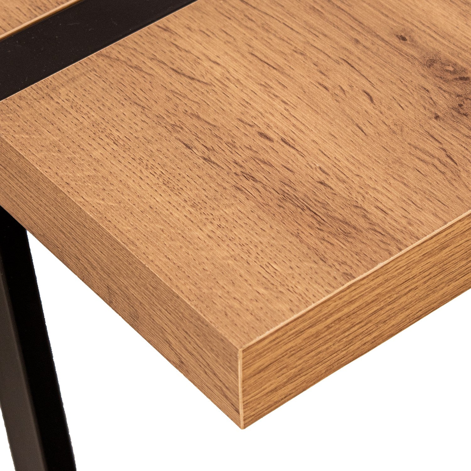 CONSOLA MADEIRA/METAL 80X25X76,5CM