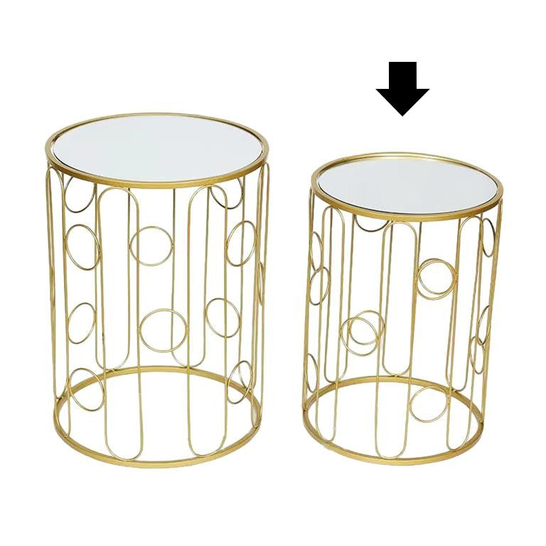 MESA APOIO DOURADA 32X46CM