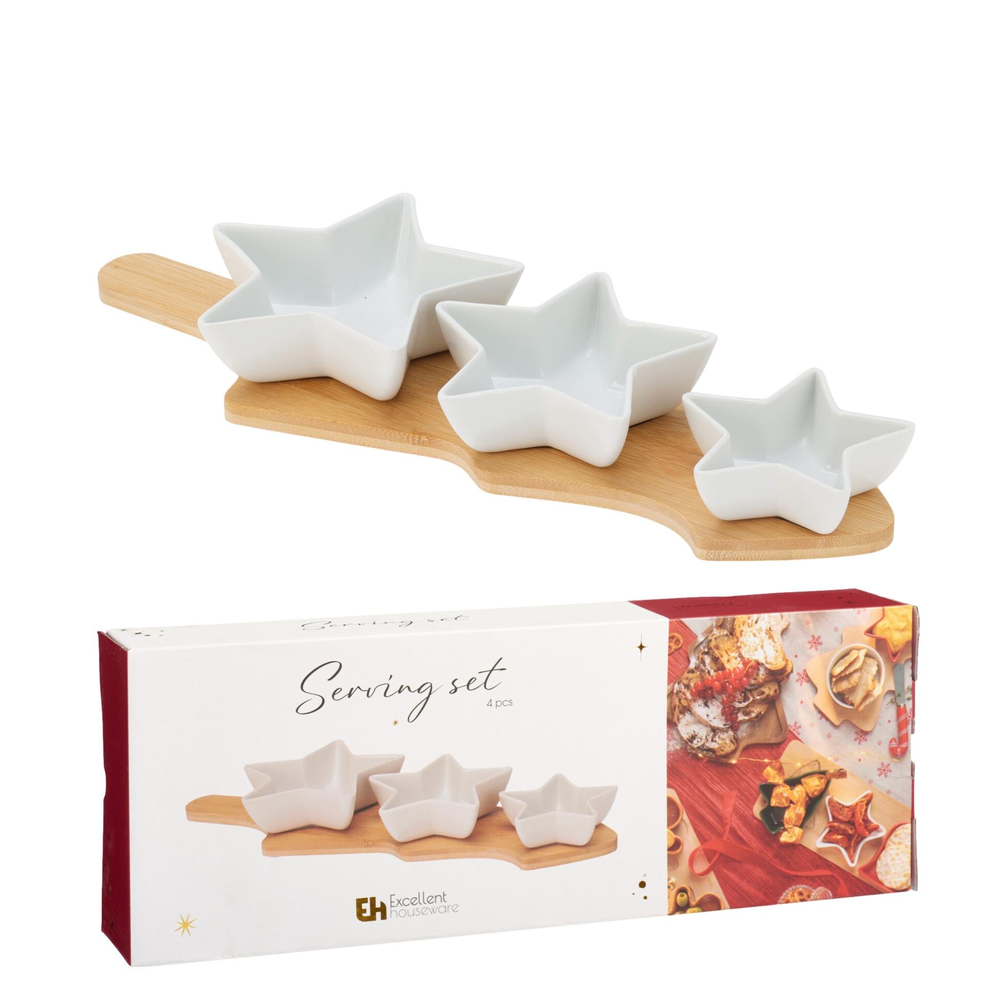 CONJ. APERITIVOS NATAL 42x14CM
