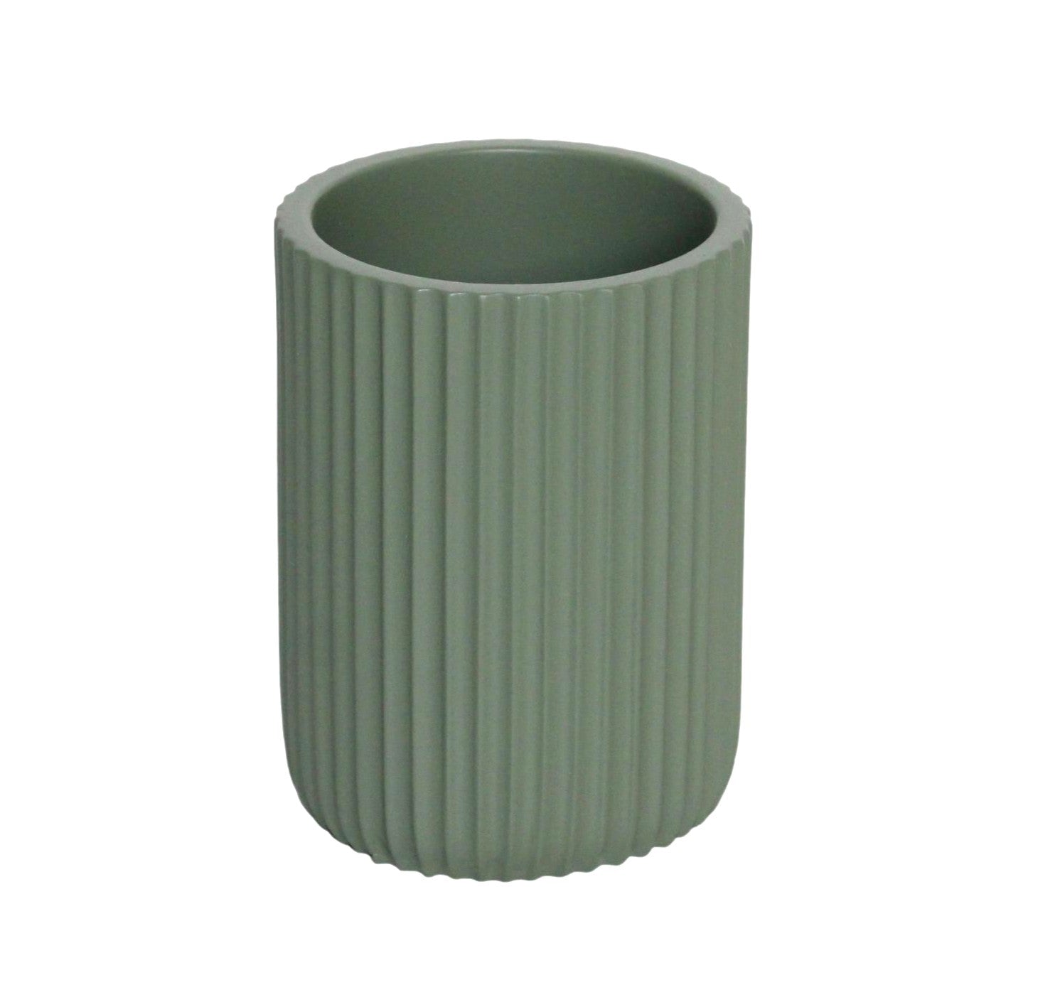 COPO CANELADO CAQUI 7X9,5CM