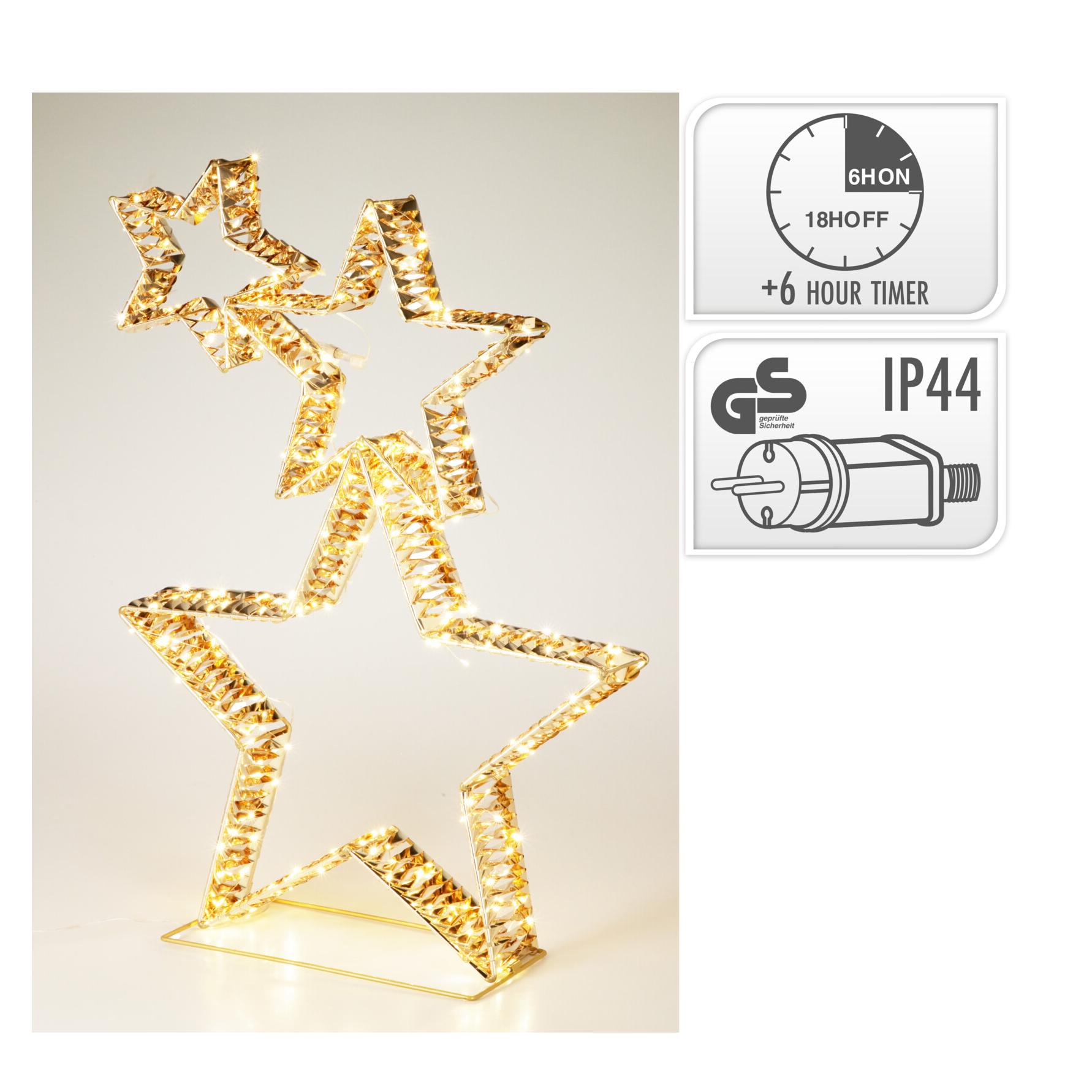 ESTRELAS C/ LED 80Cm