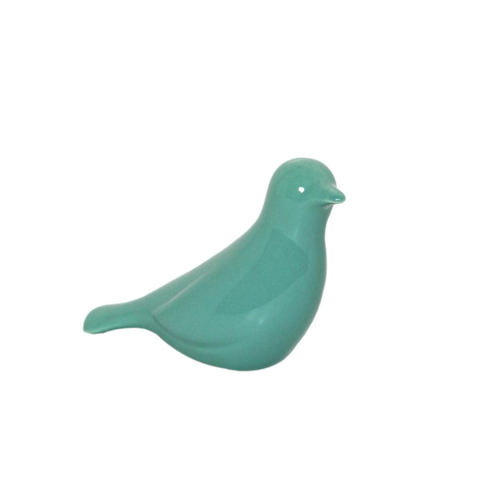 PAJARO DE AGUA VERDE 13CM